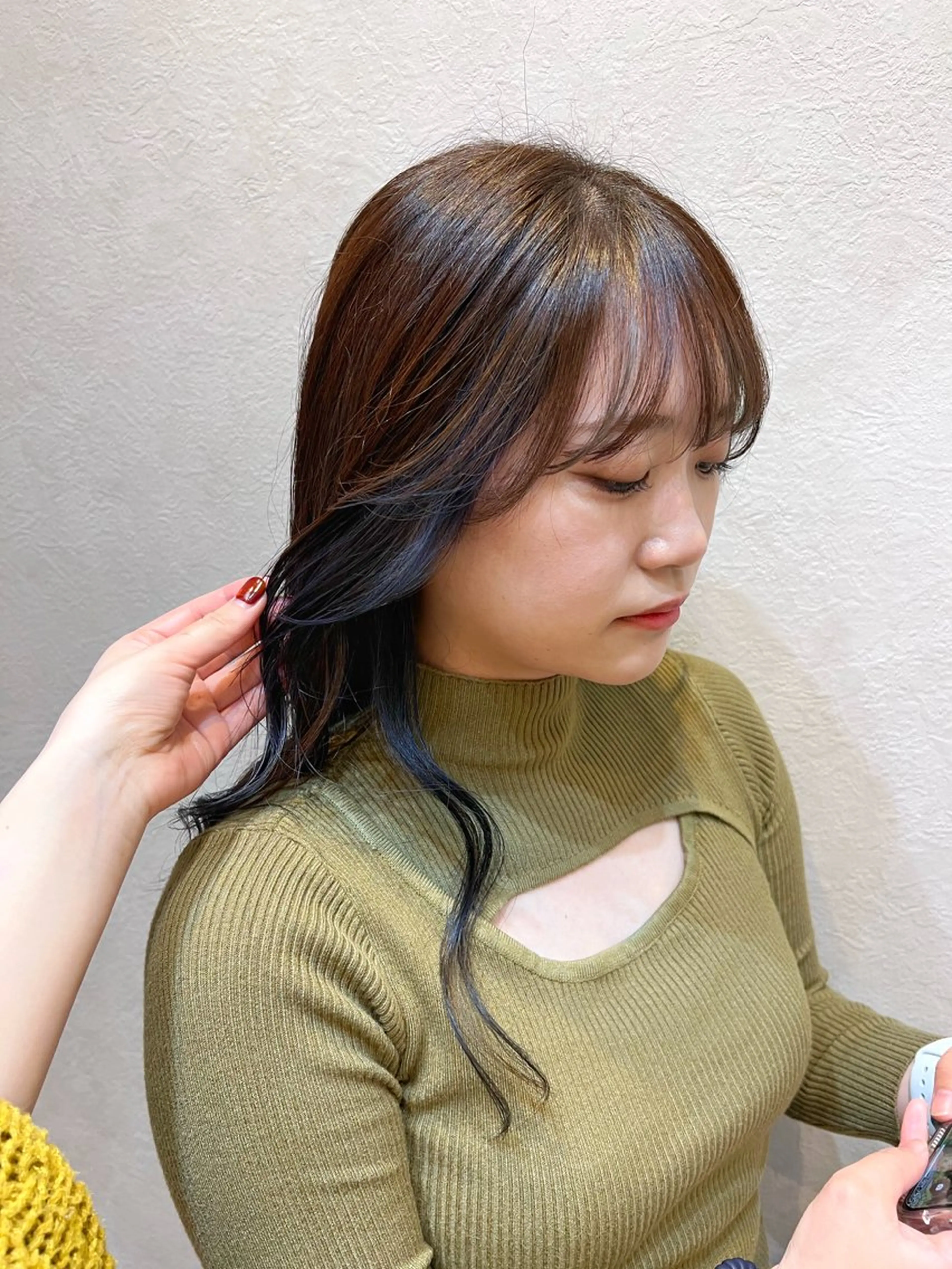 ロング カラー ブルーカラー グレージュ ラベンダーカラー ラベンダーグレージュ ラベンダーグレー "今"だけでない美髪 KOTOMIのヘアスタイル