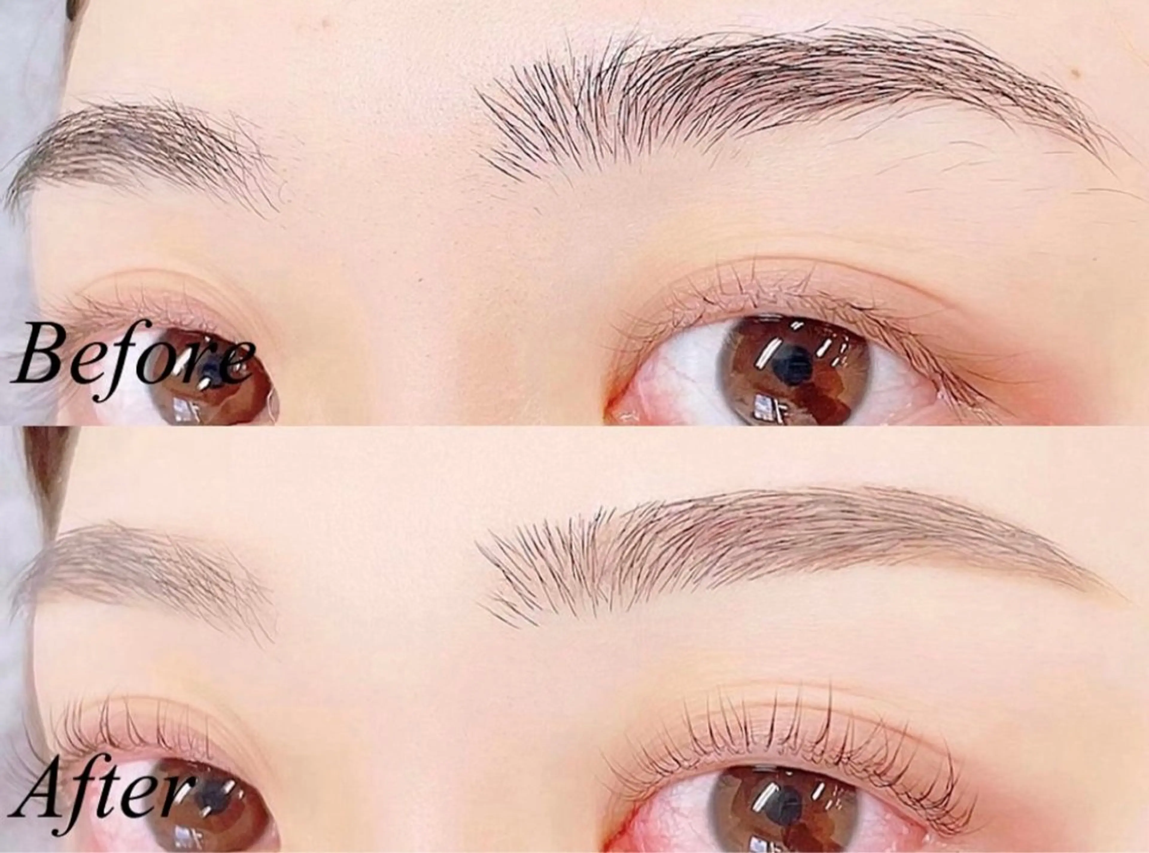 《持続力✨眉毛パーマ》美眉アイブロウWAX+ハリウッドブロウリフト ¥4900の写真