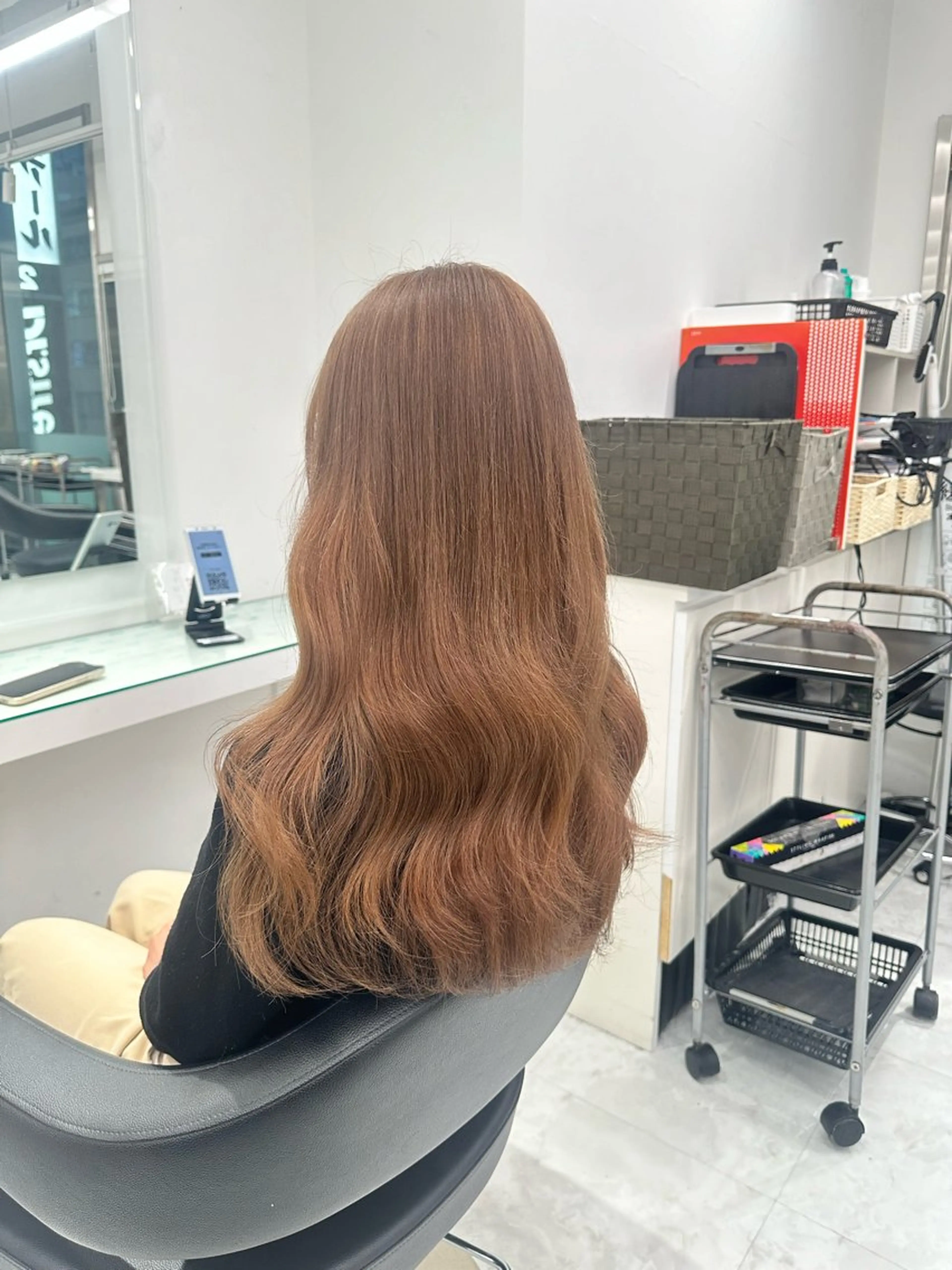 カラー マンツーマン/原宿/ 透明感カラー⭐️のヘアスタイル