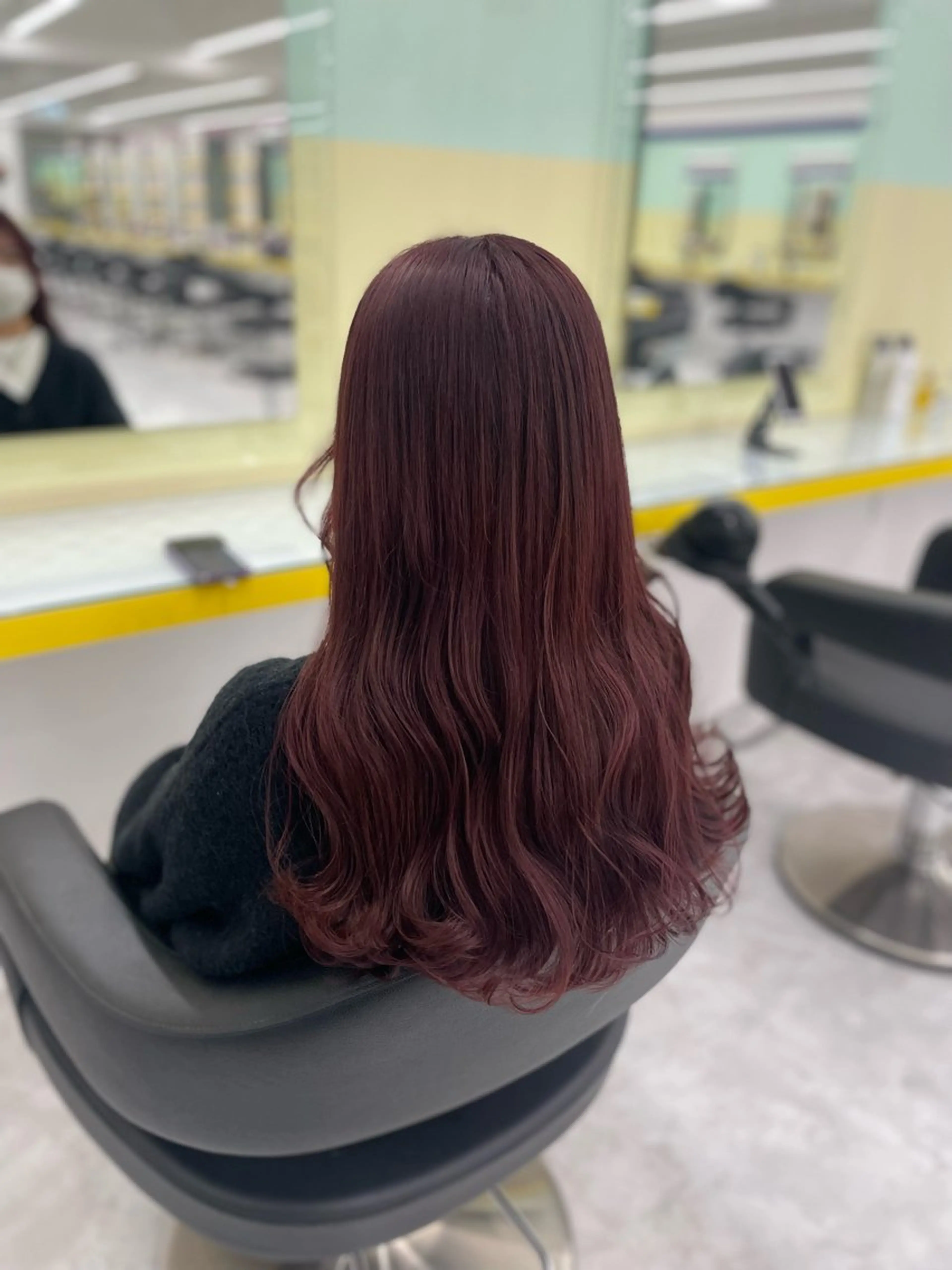 ロング カラー ヘアアレンジ ヘアカラー 💕透明感暗髪💕 りくのヘアスタイル