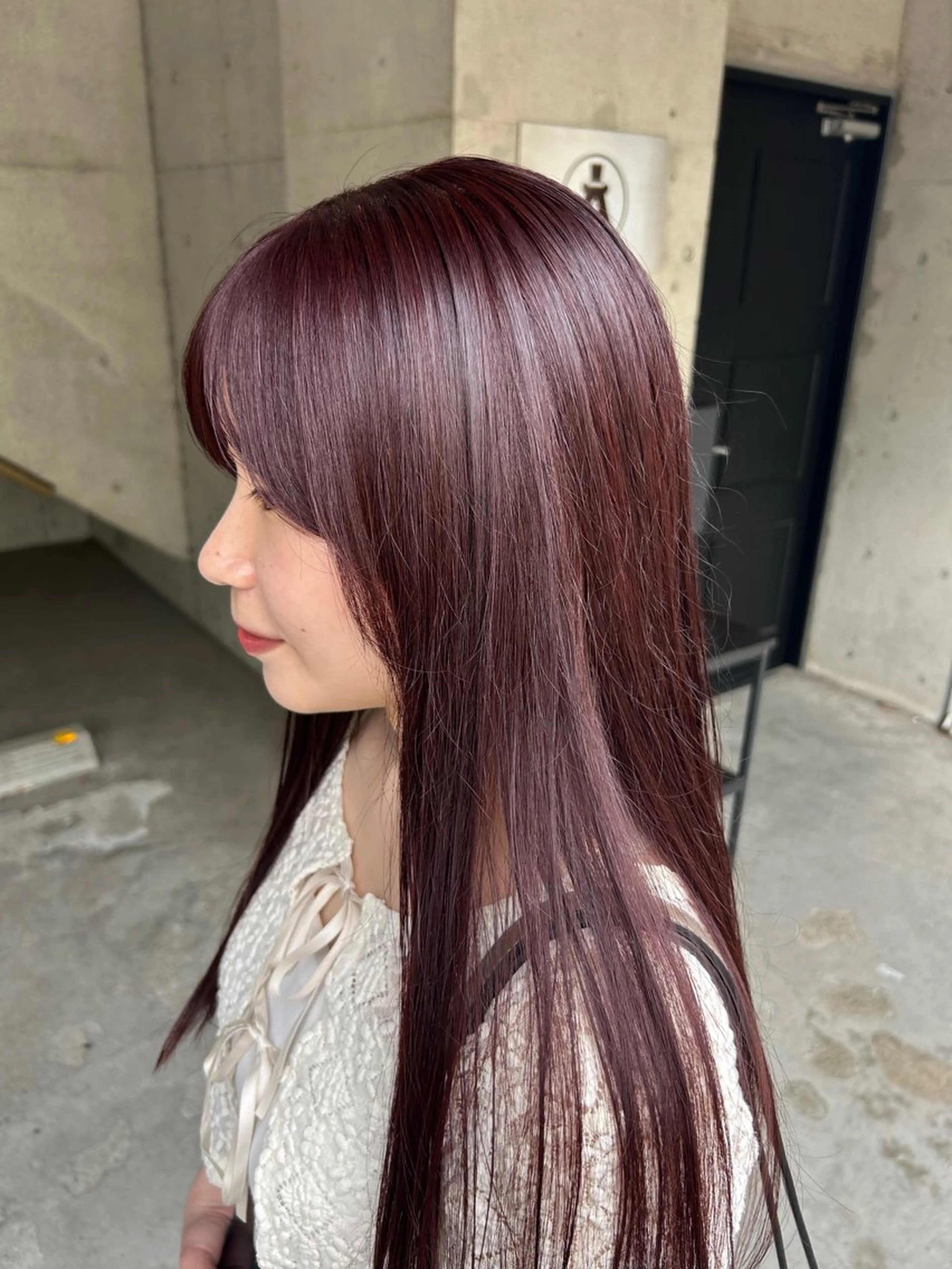 ロング ヘアカラー トリートメント ヘッドスパ ヘアセット 🌸透明感/レイヤー / 栗林 彩🌸のヘアスタイル