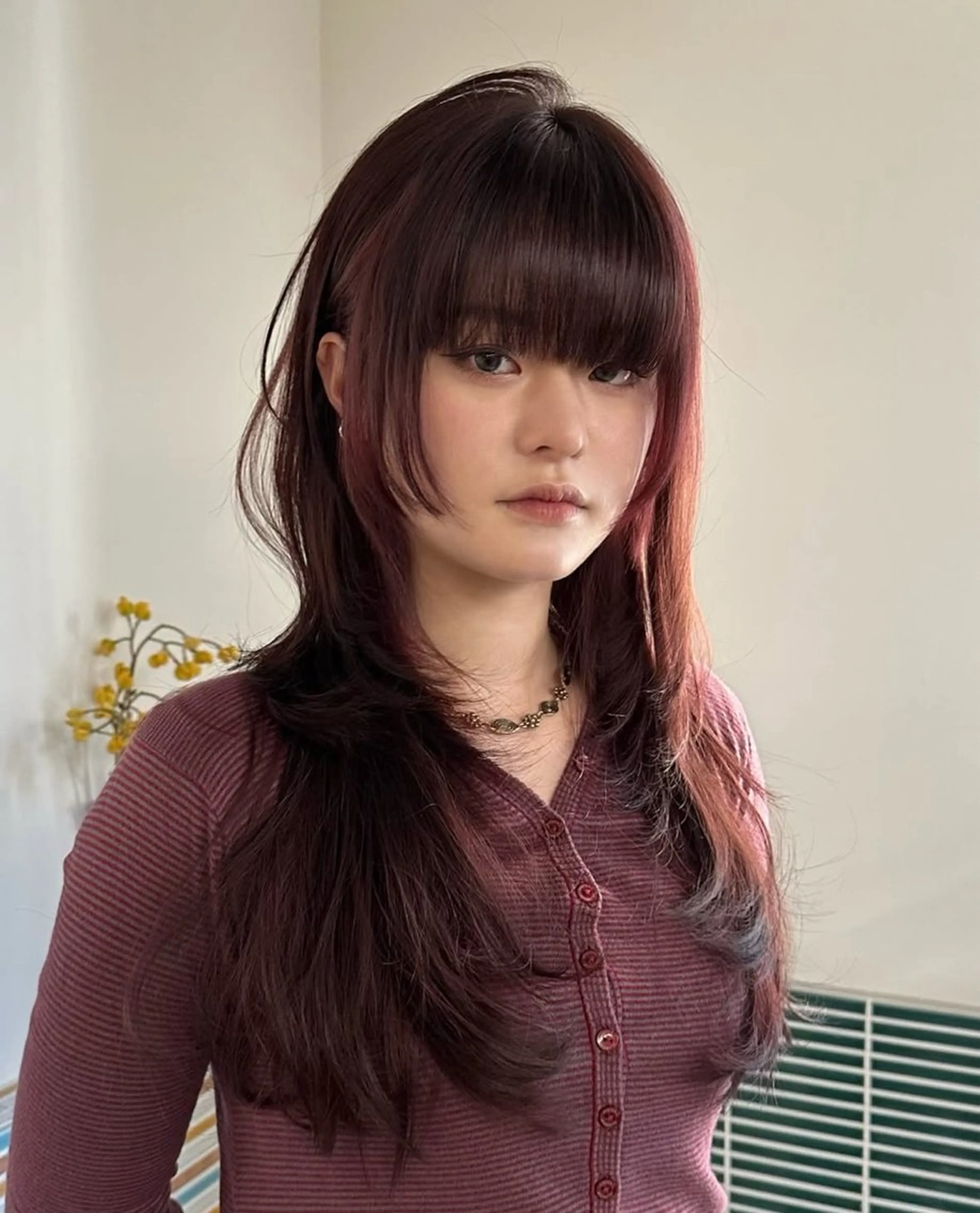 ロング カラー ヘアカラー ★梅田似合わせカラー ちどり★のヘアスタイル