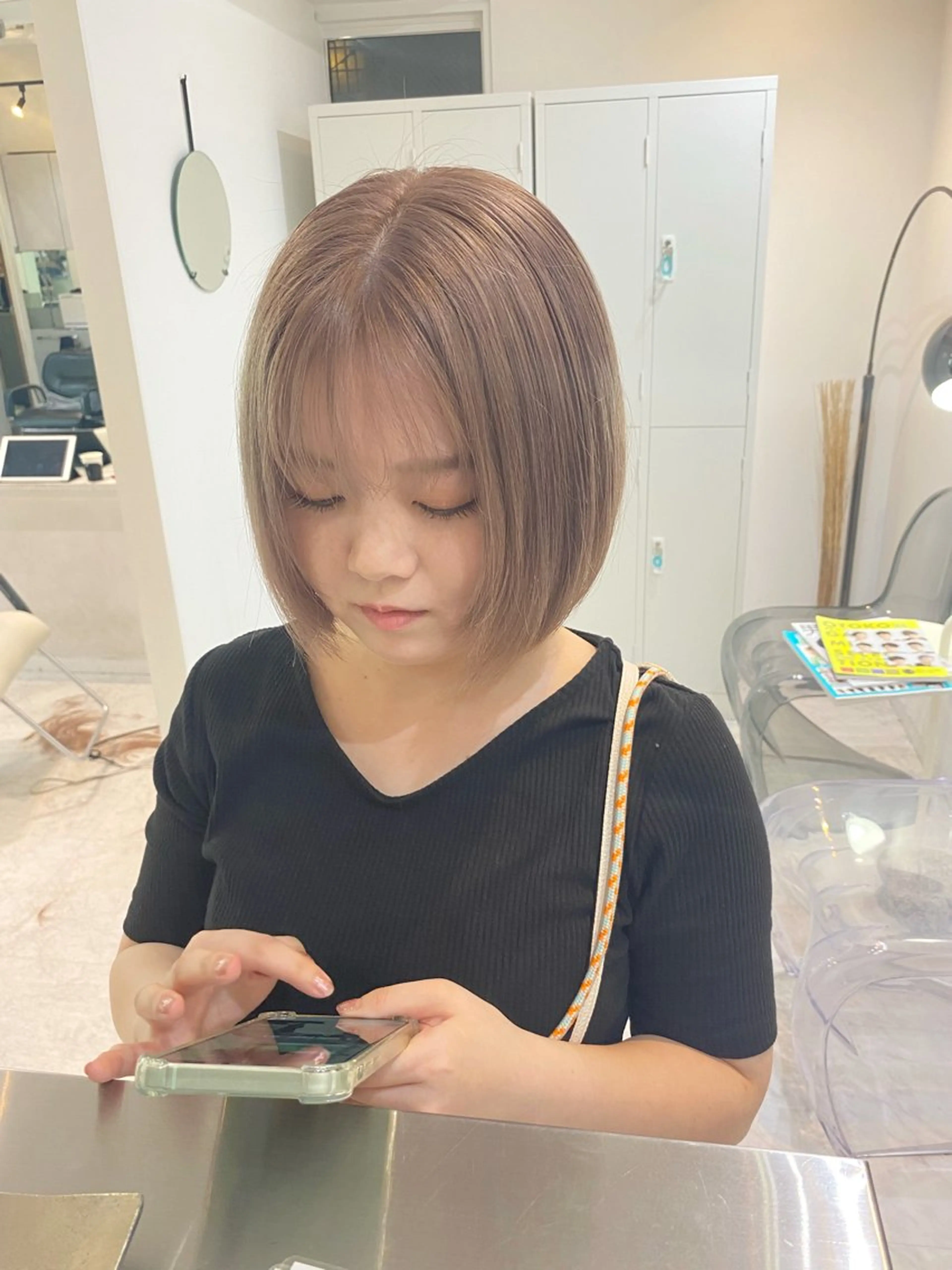 ショート カット 透明感カラー／メンズ 特化kazumaのヘアスタイル