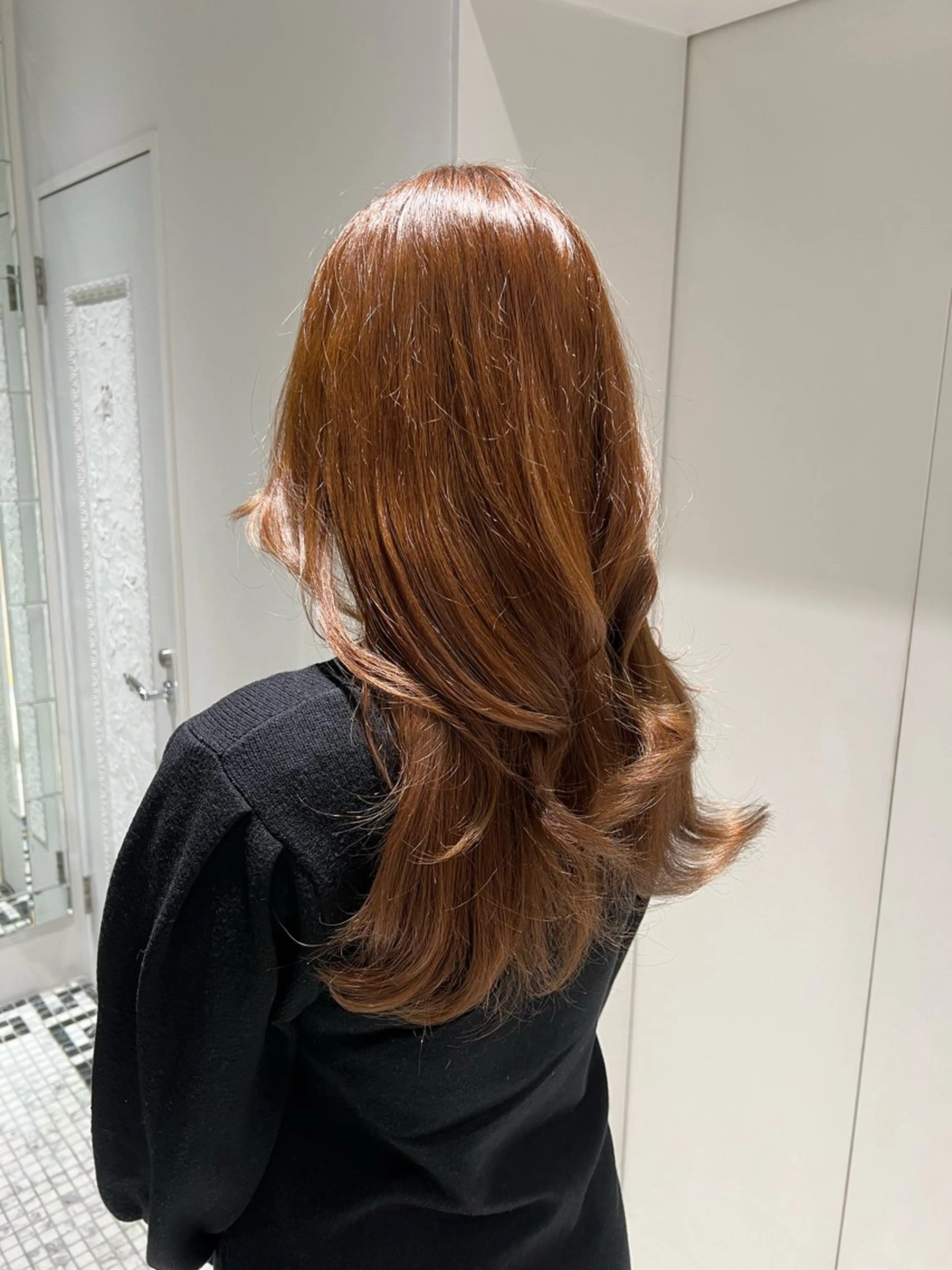ロング ヘアカラー トリートメント 森川 翔太のヘアスタイル