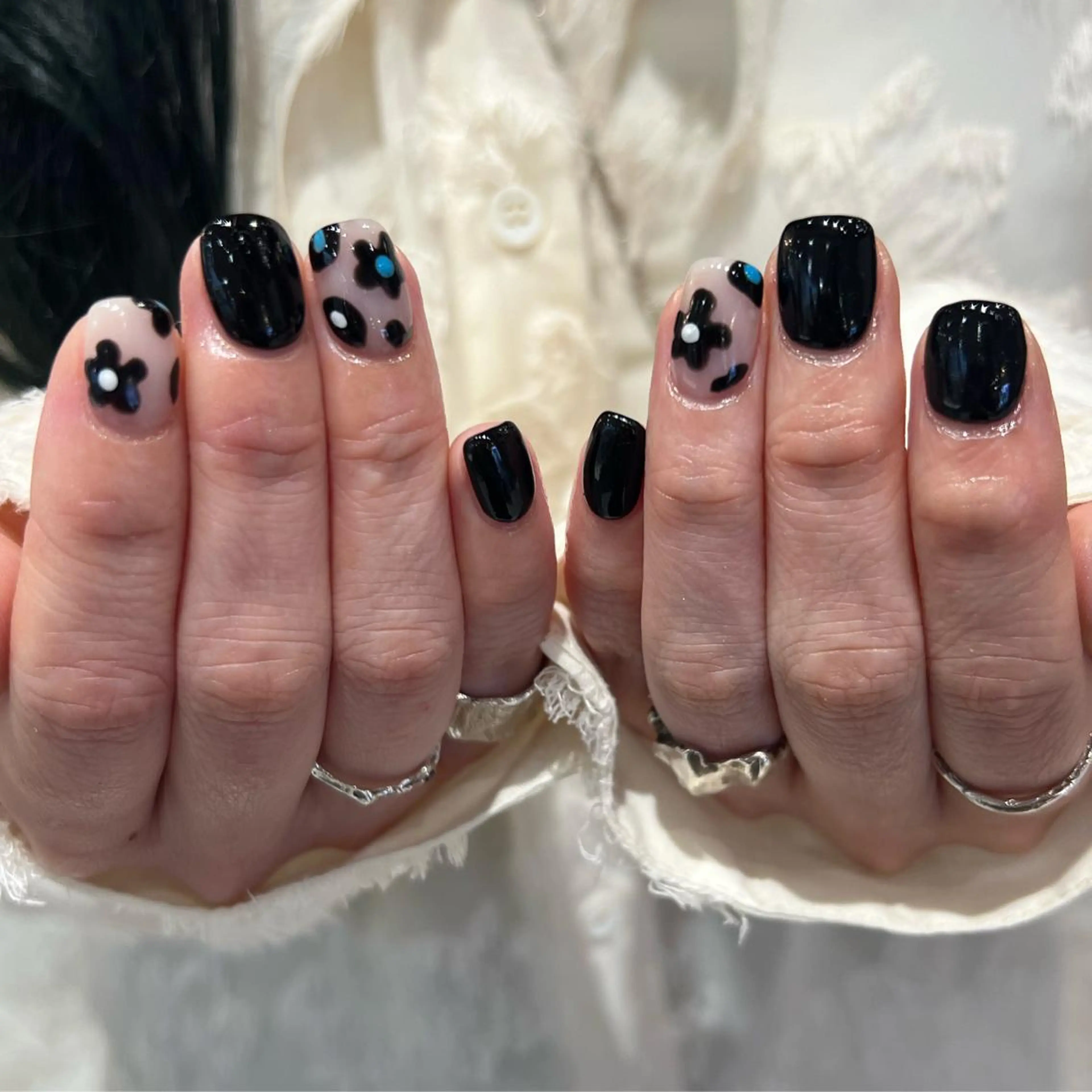 ネイル ハンドネイル 個性派ニュアンス ネイル Nao.のネイルデザイン