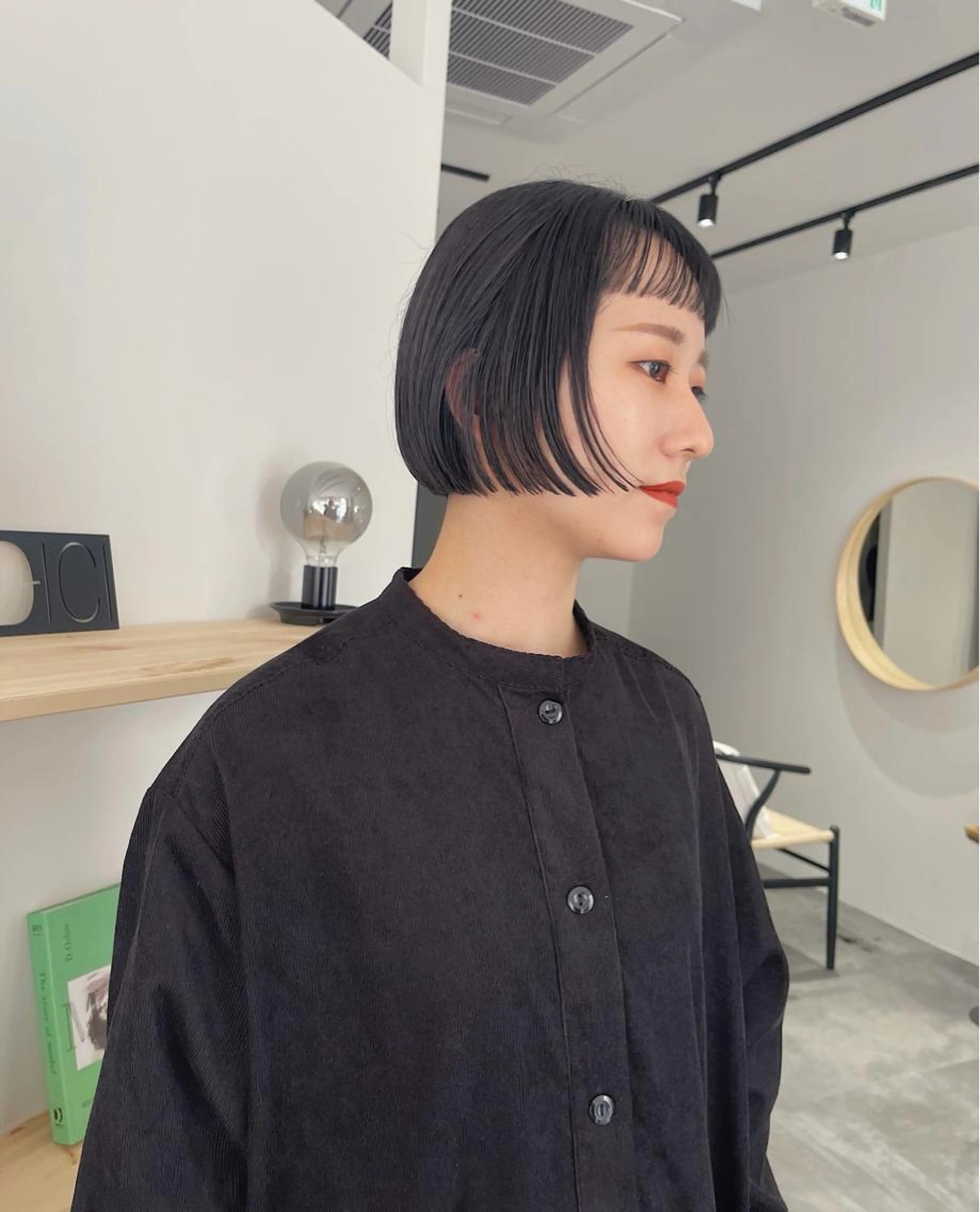【地毛風🌀】cut＆縮毛矯正＆髪質改善トリートメントの写真