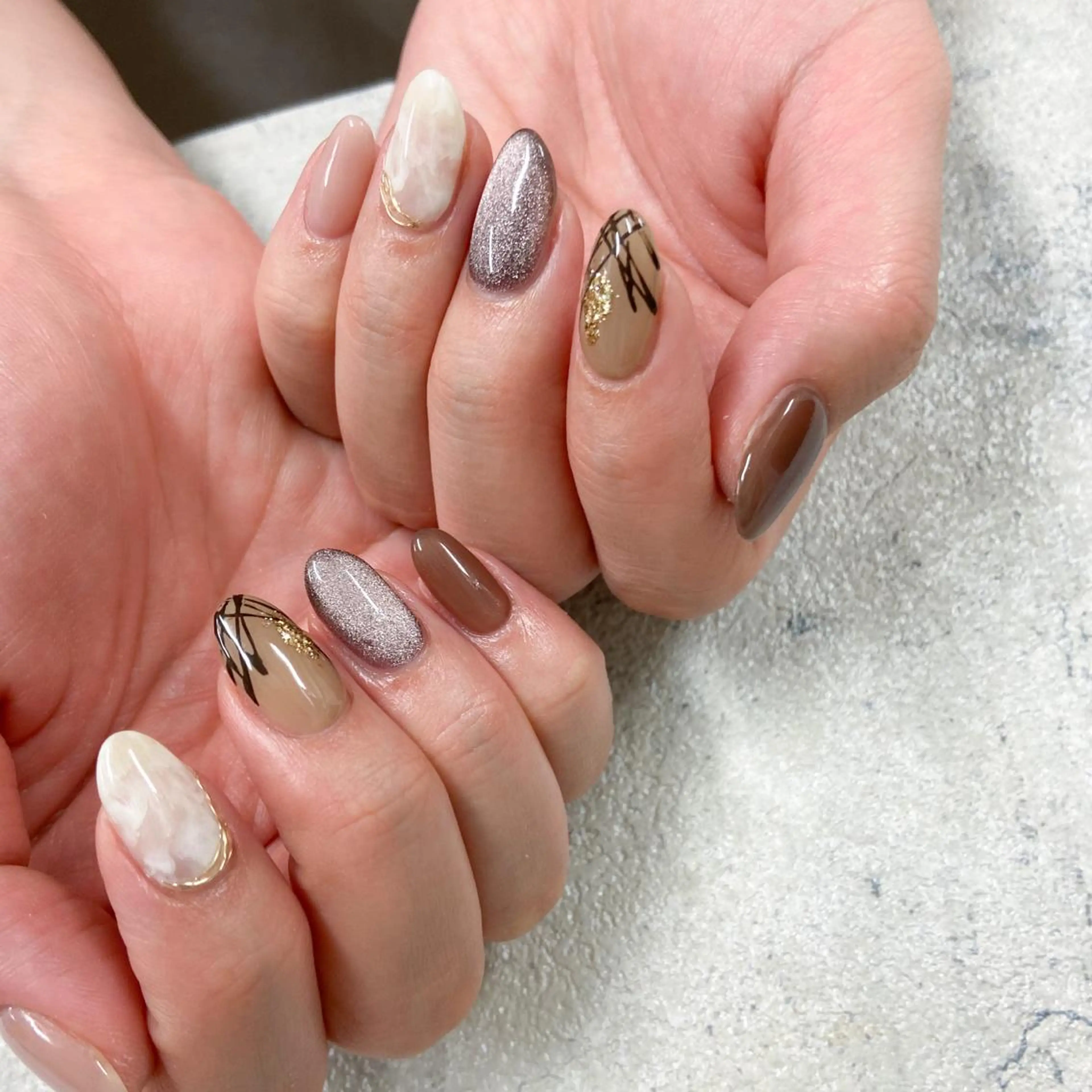 ネイル 黒沢 直子のネイルデザイン