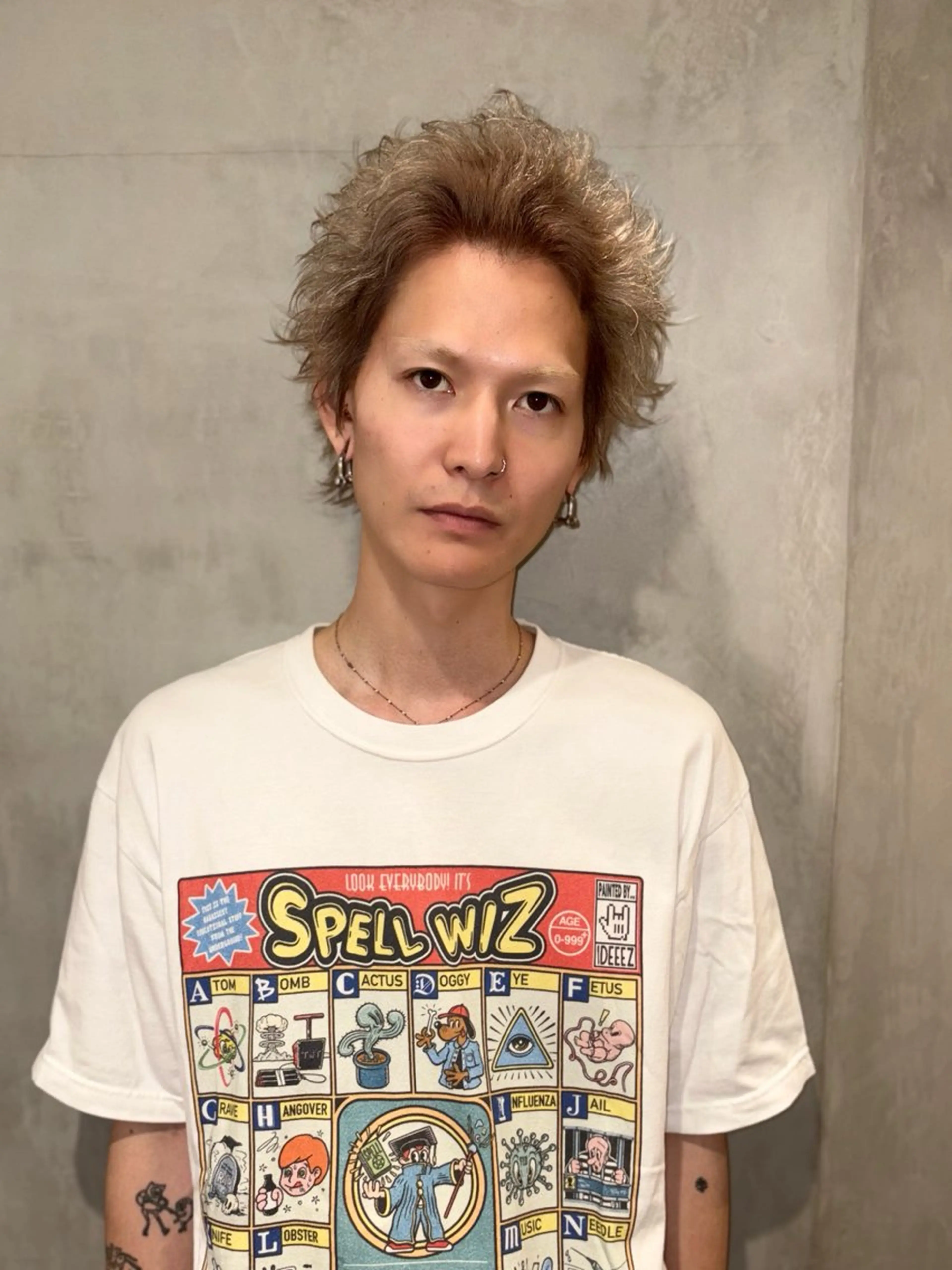 ショート カラー メンズ カット ヘアカラー トリートメント 優 作のヘアスタイル
