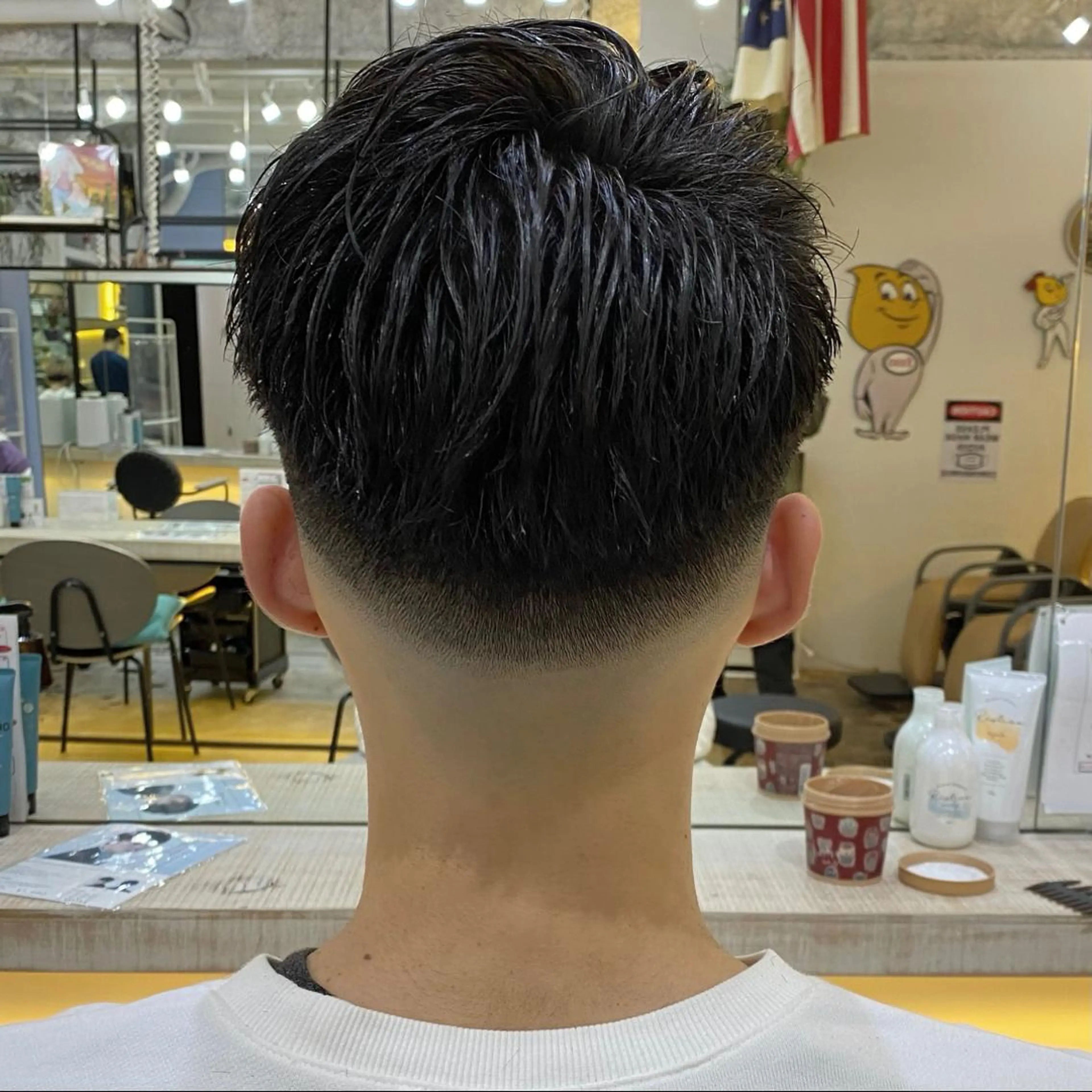 ショート メンズ CLUTCH天王寺 西藤遥河のヘアスタイル