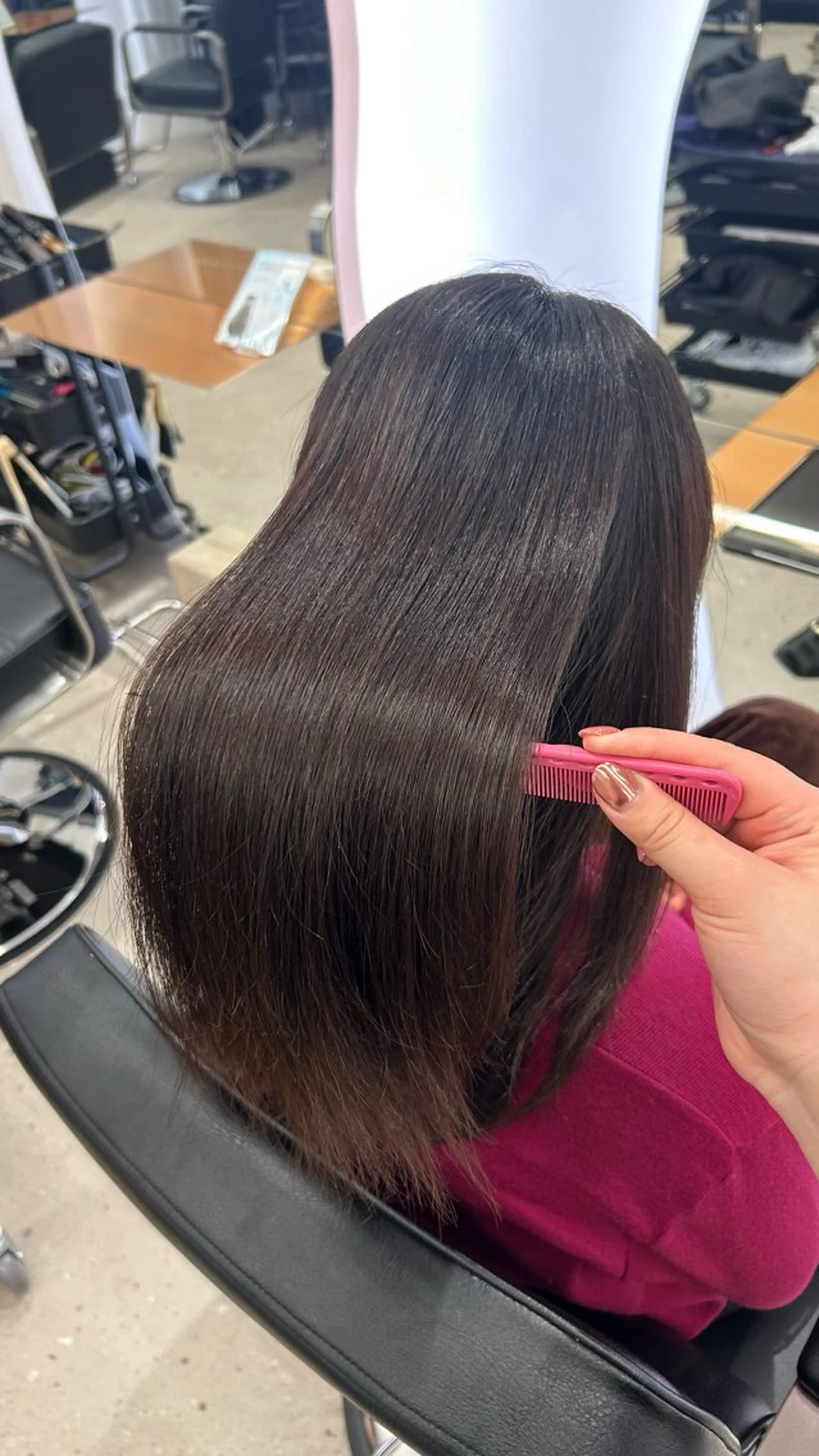 ロング 縮毛矯正 茶屋町/髪質改善/ 🎀Koyuzuのヘアスタイル