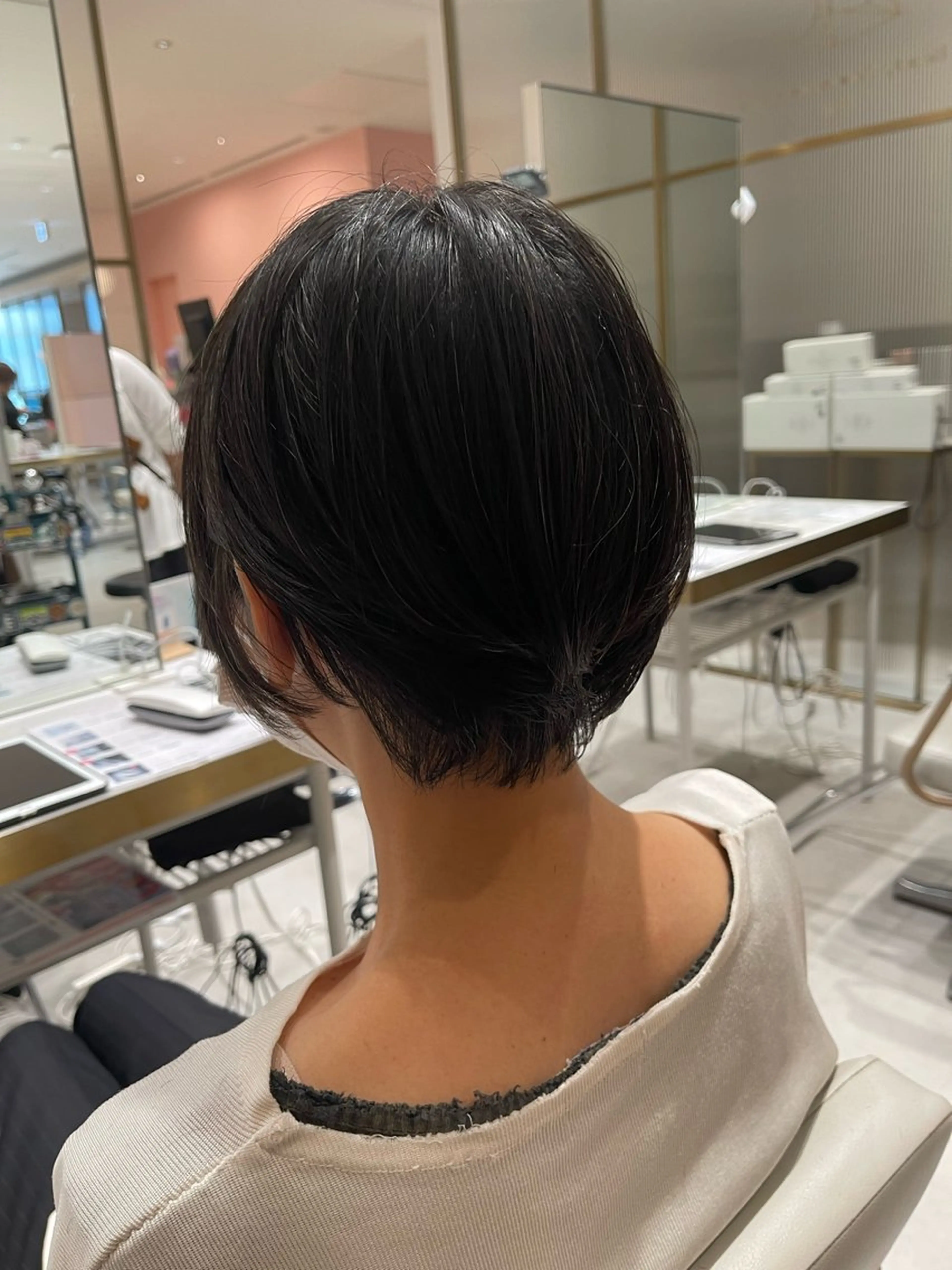 ショート ショートボブ ボブ くびれヘア 髪質改善 ショートヘア 🍁艶カラー／ レイヤー🍁/和也のヘアスタイル