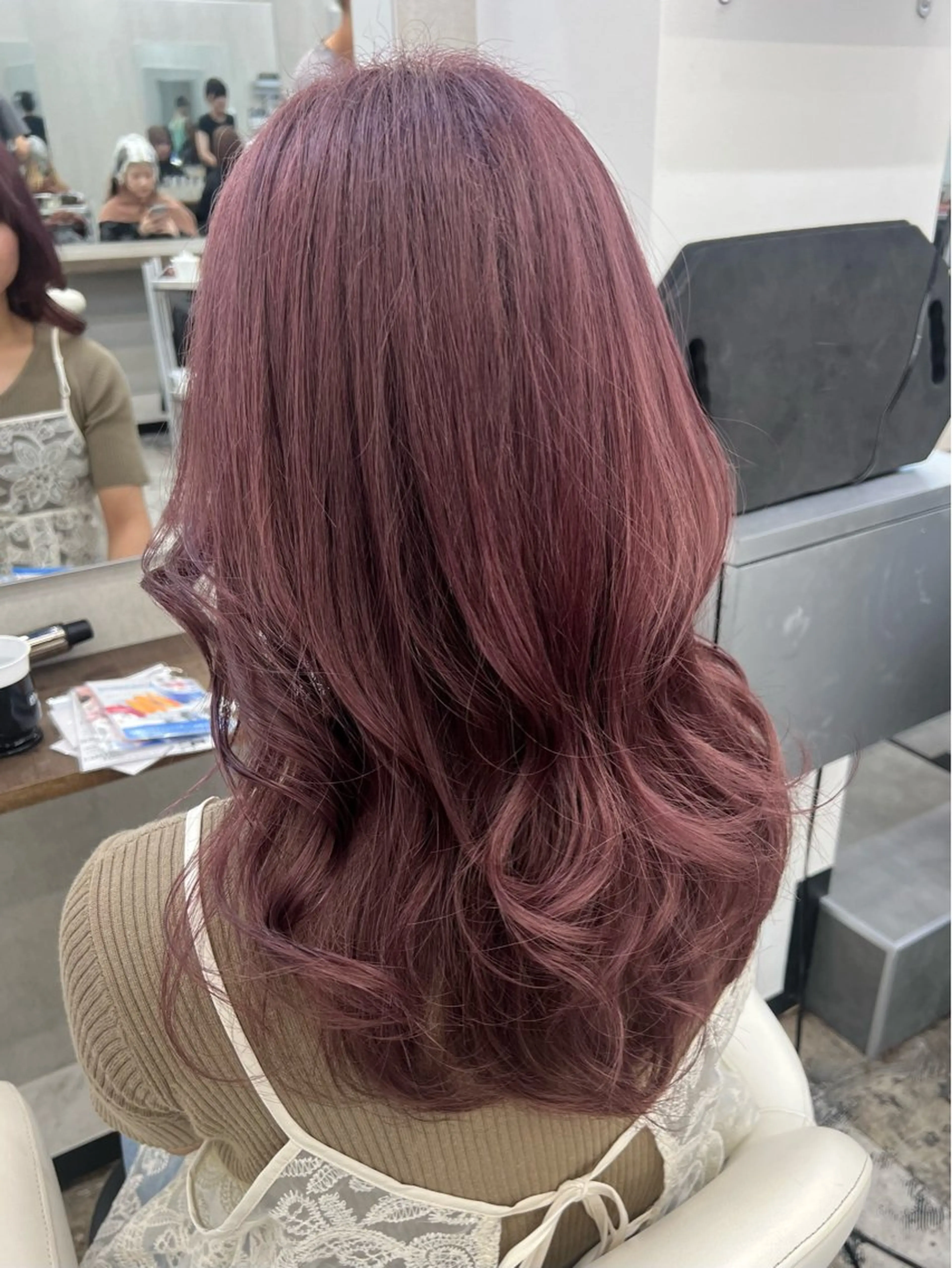 ロング カラー カット ヘアカラー 似合わせ特化 ハイトーン/増田芳樹のヘアスタイル