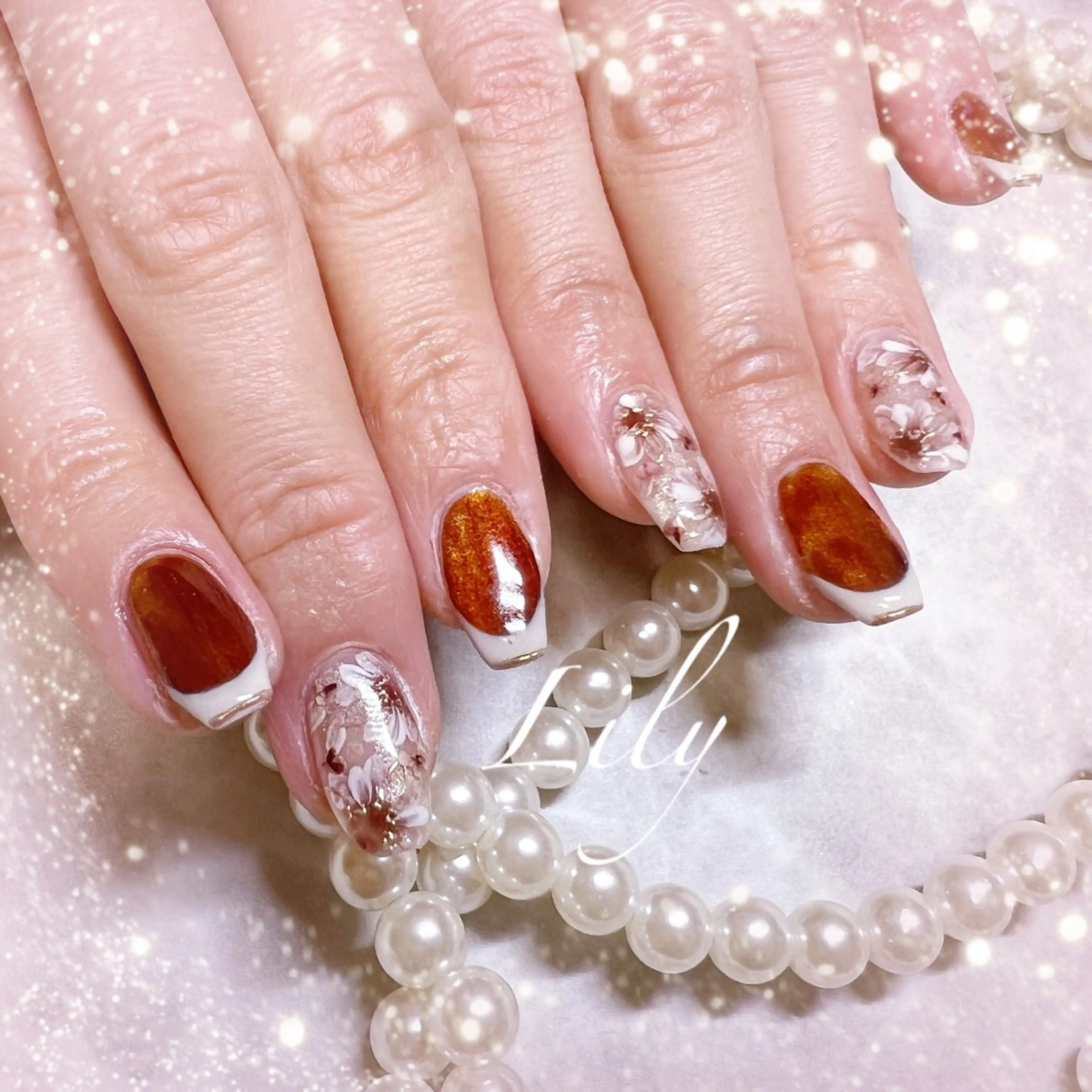 ネイル ハンドネイル Nailsalon Lilyのネイルデザイン