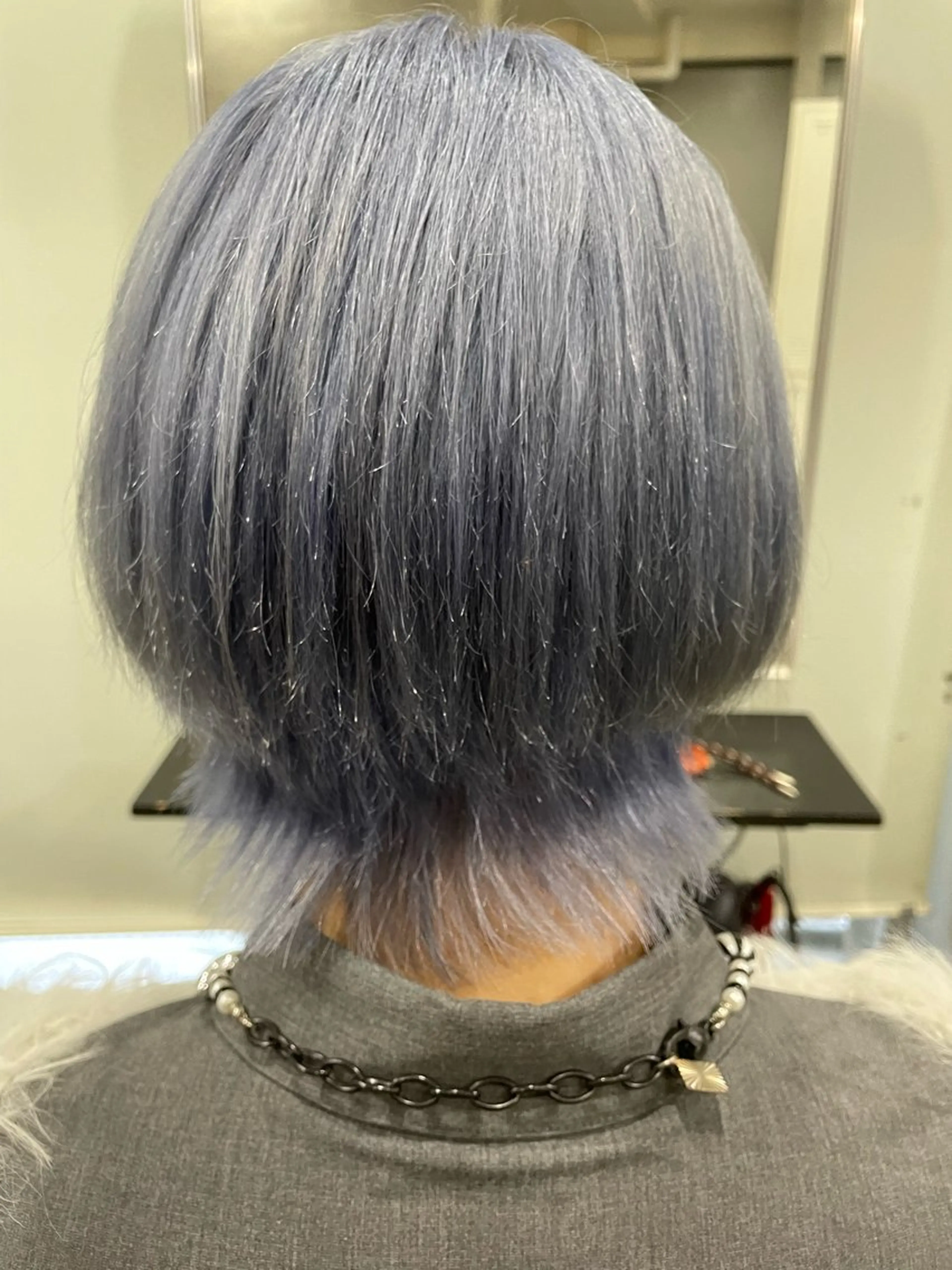 ショート カラー ハイトーンカラー Oli所属・♡ 夢明のヘアスタイル