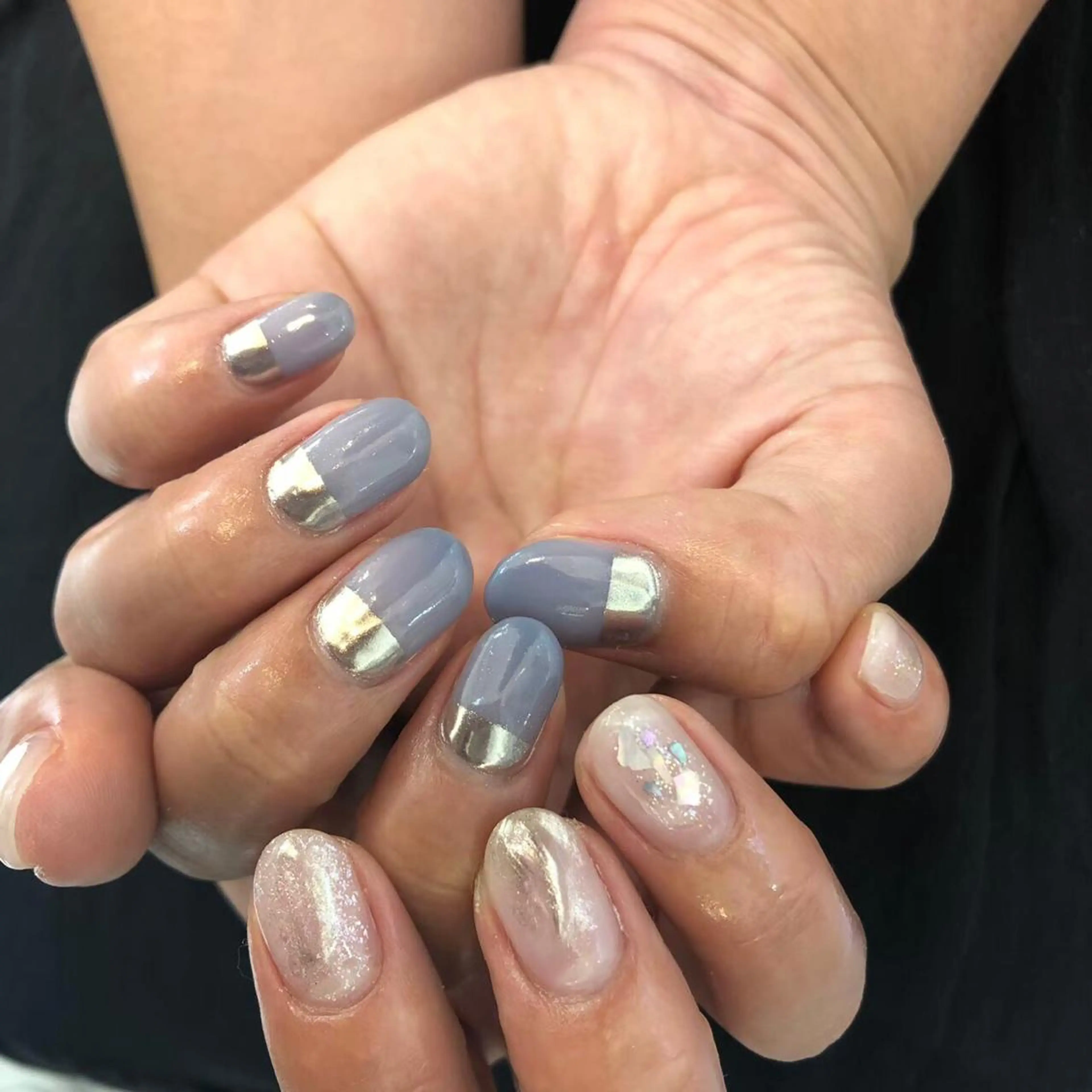 ネイル ミラーネイル kiki nail 二子玉川のネイルデザイン