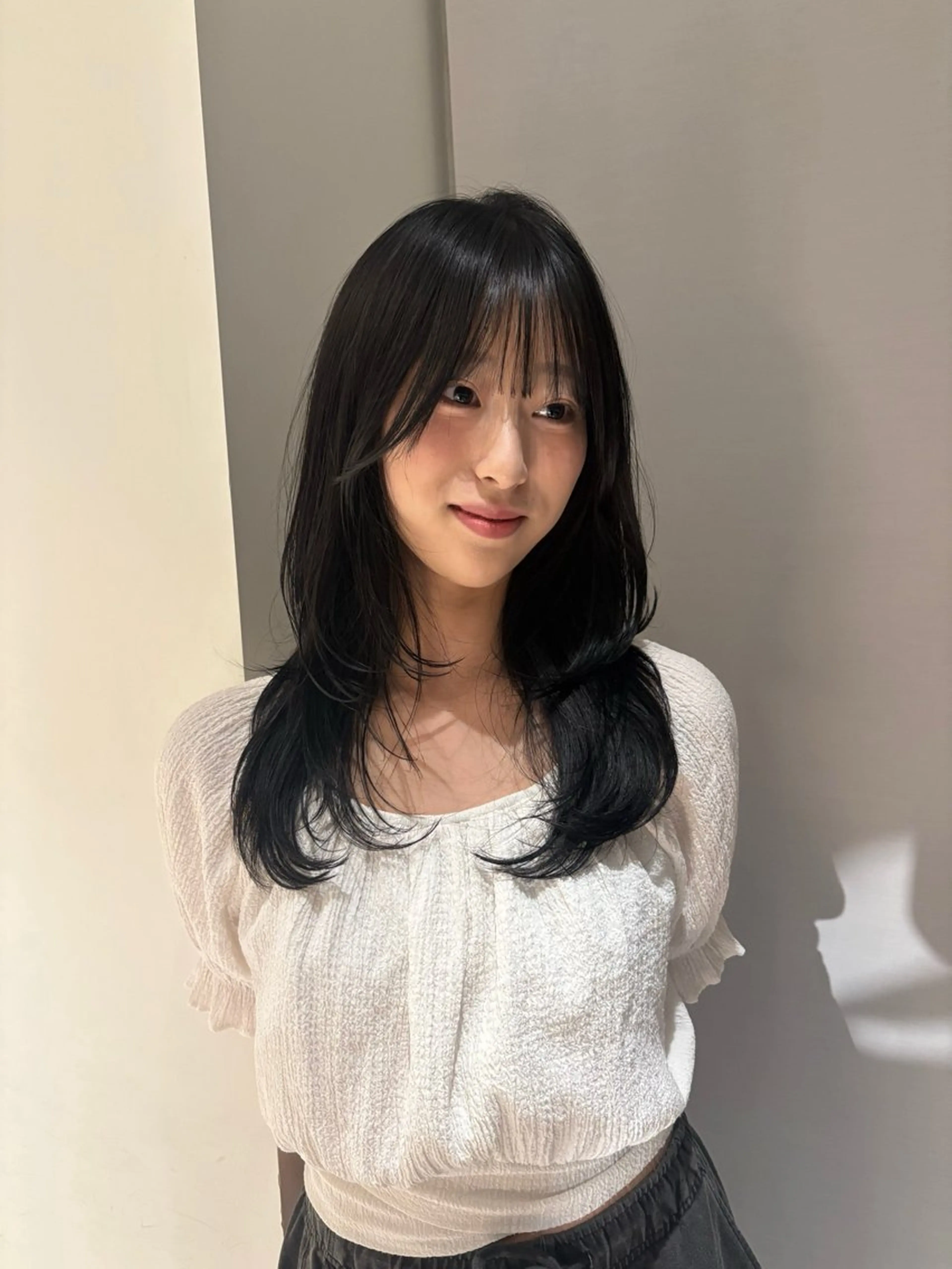 ロング RIN⌇ レイヤー⌇ 艶カラー🌙のヘアスタイル