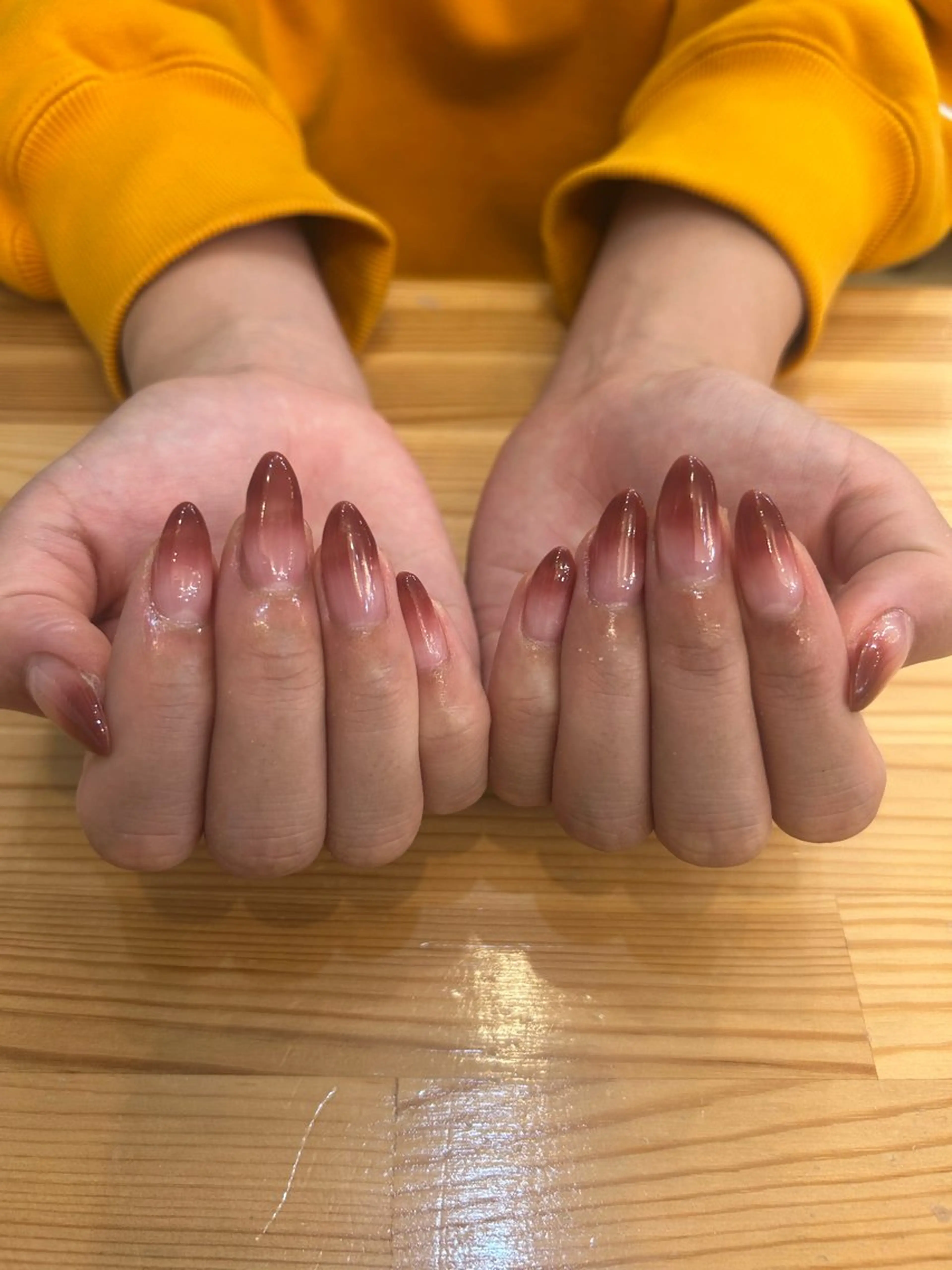 ネイル グラデーション Nail Alaia 妙典店 ミズキのネイルデザイン
