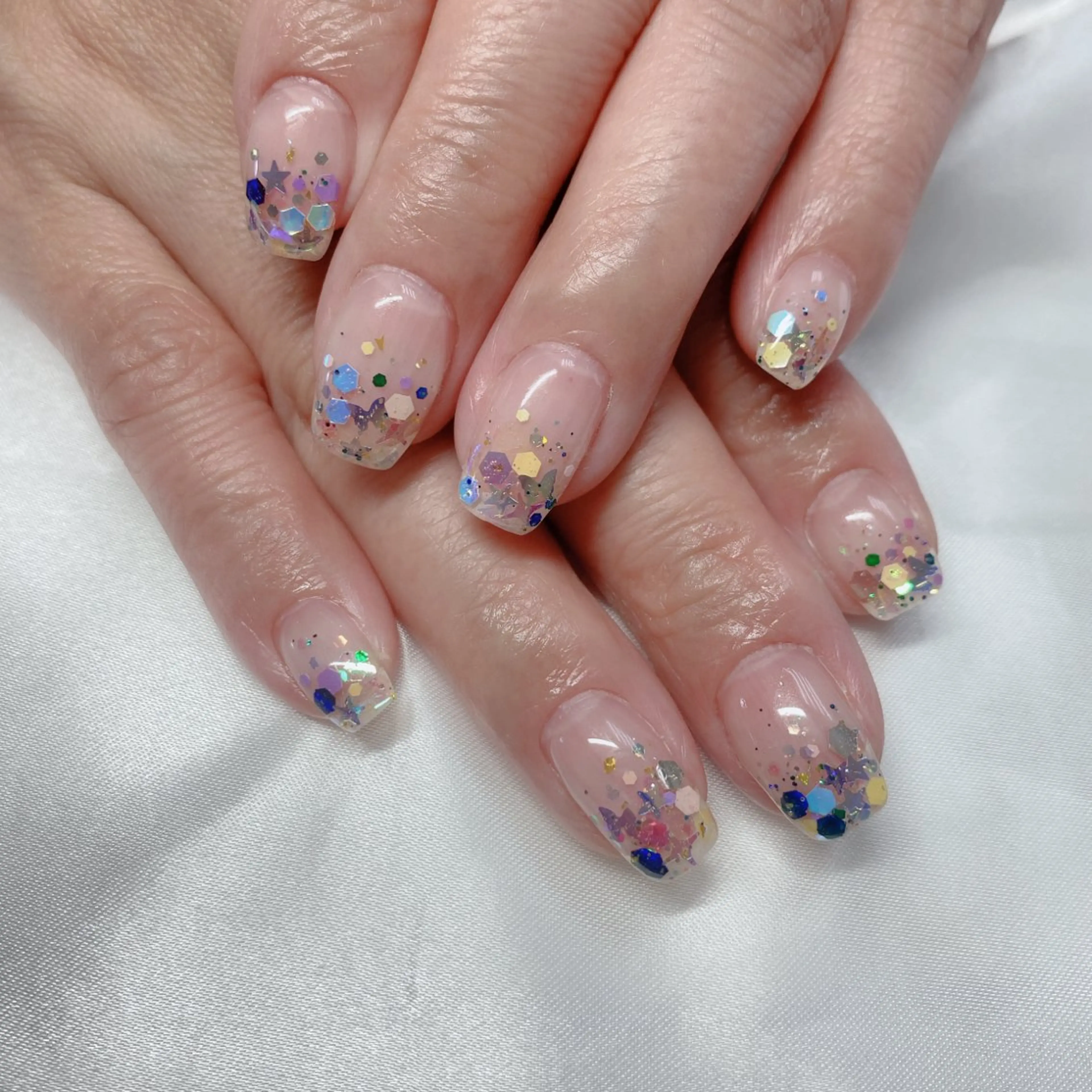 ネイル ハンドネイル ハンドケア UniqueNail 長さだし専門店のネイルデザイン