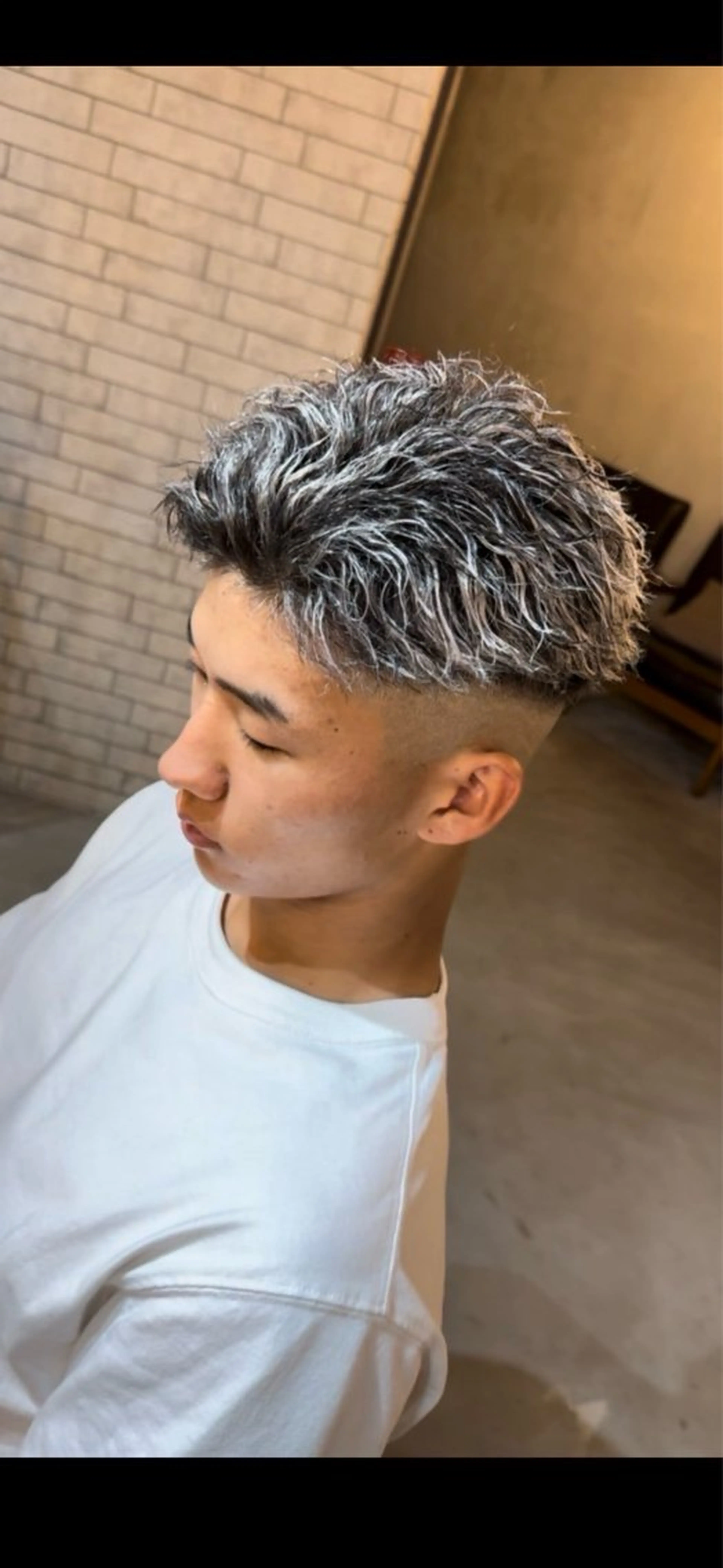 メンズ パーマ特化 若山 結愛のヘアスタイル