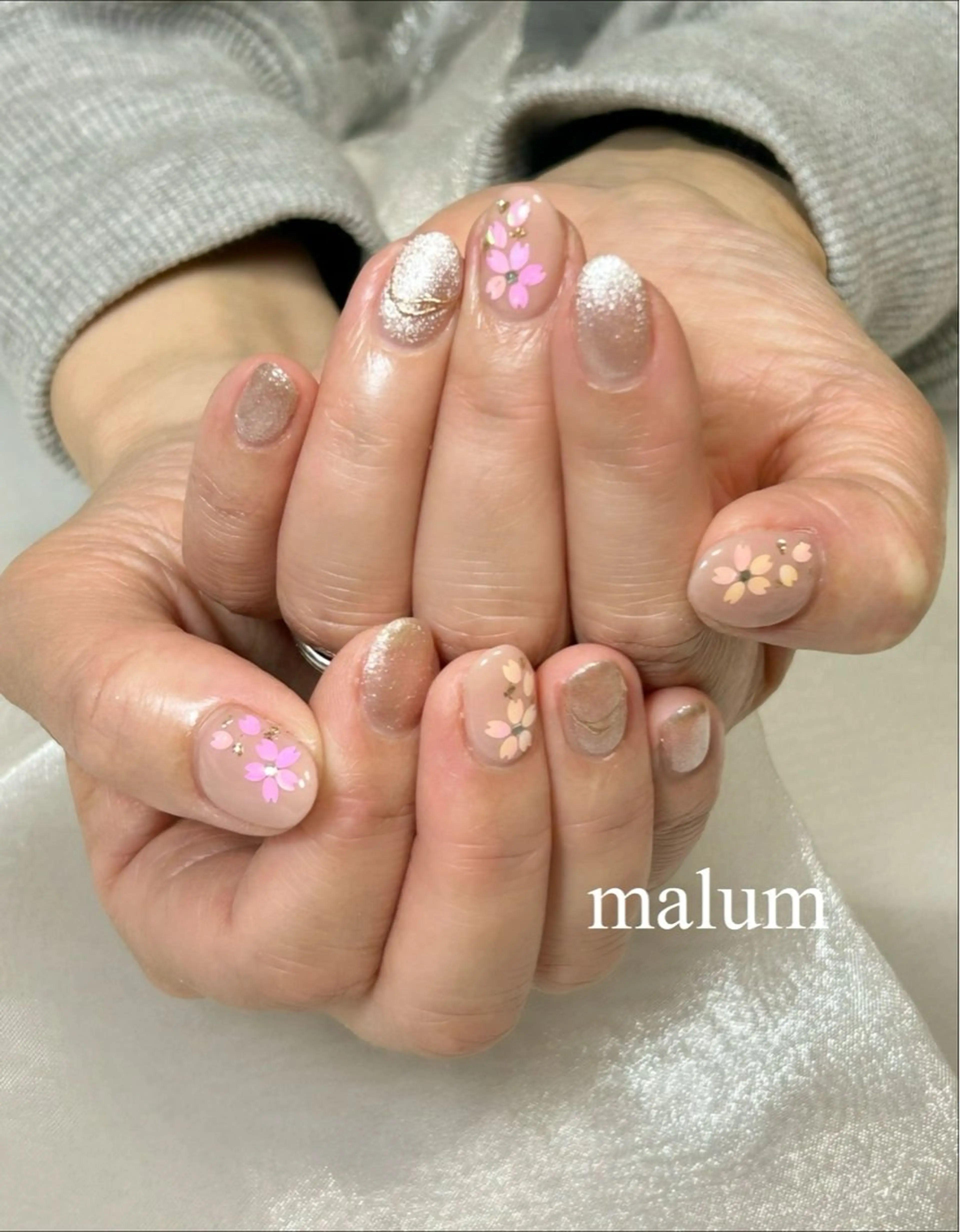 ネイル ハンドネイル malum nailのネイルデザイン
