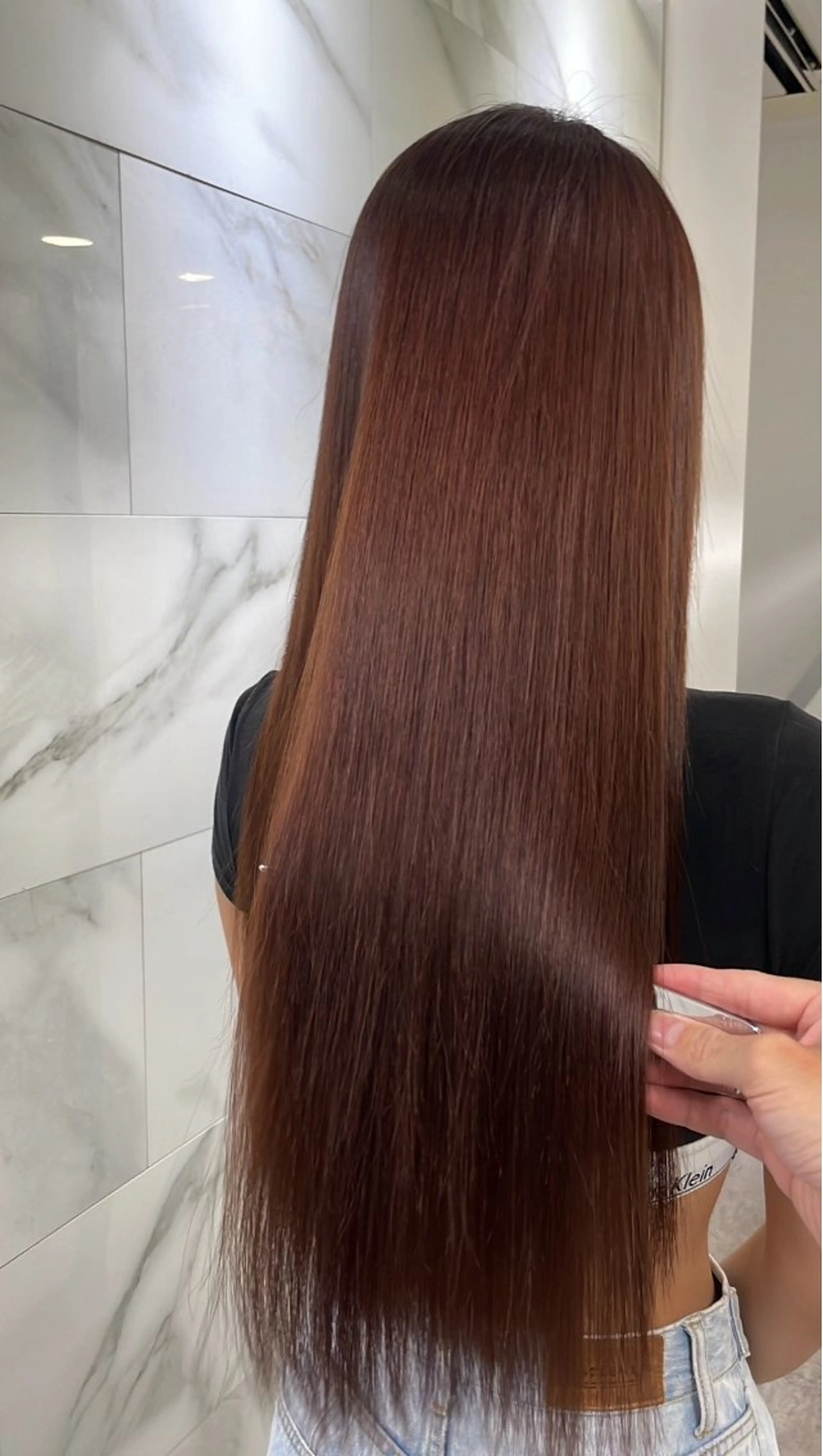 ロング ヘアカラー トリートメント ヘッドスパ soigne 表参道【ソワネ】所属・艶髪🩰透明感カラー 🫧あやみのヘアスタイル
