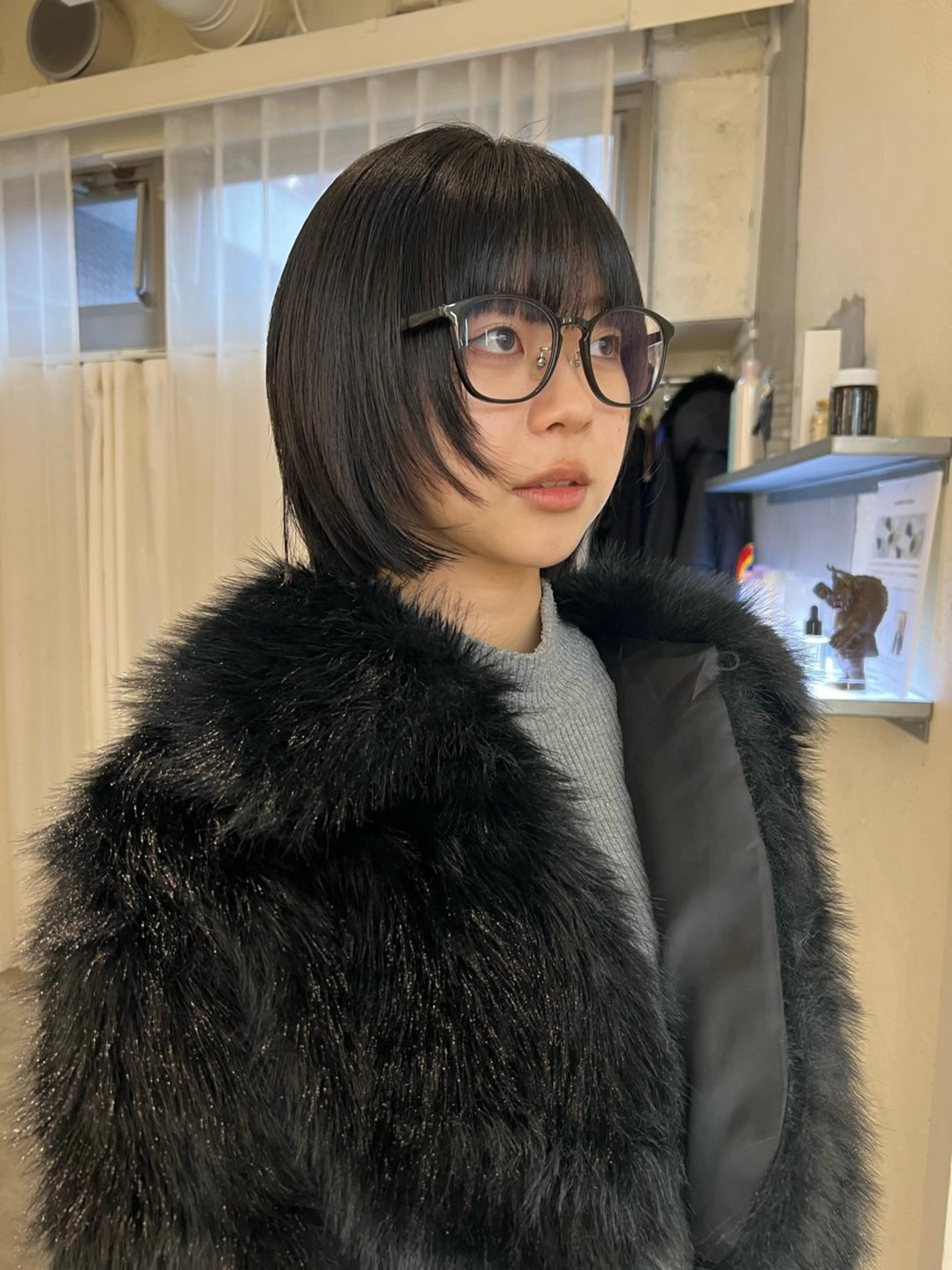 ショート カラー カット ヘアカラー haco＋所属・圧倒的デザイン力 店長🎨RENAのヘアスタイル