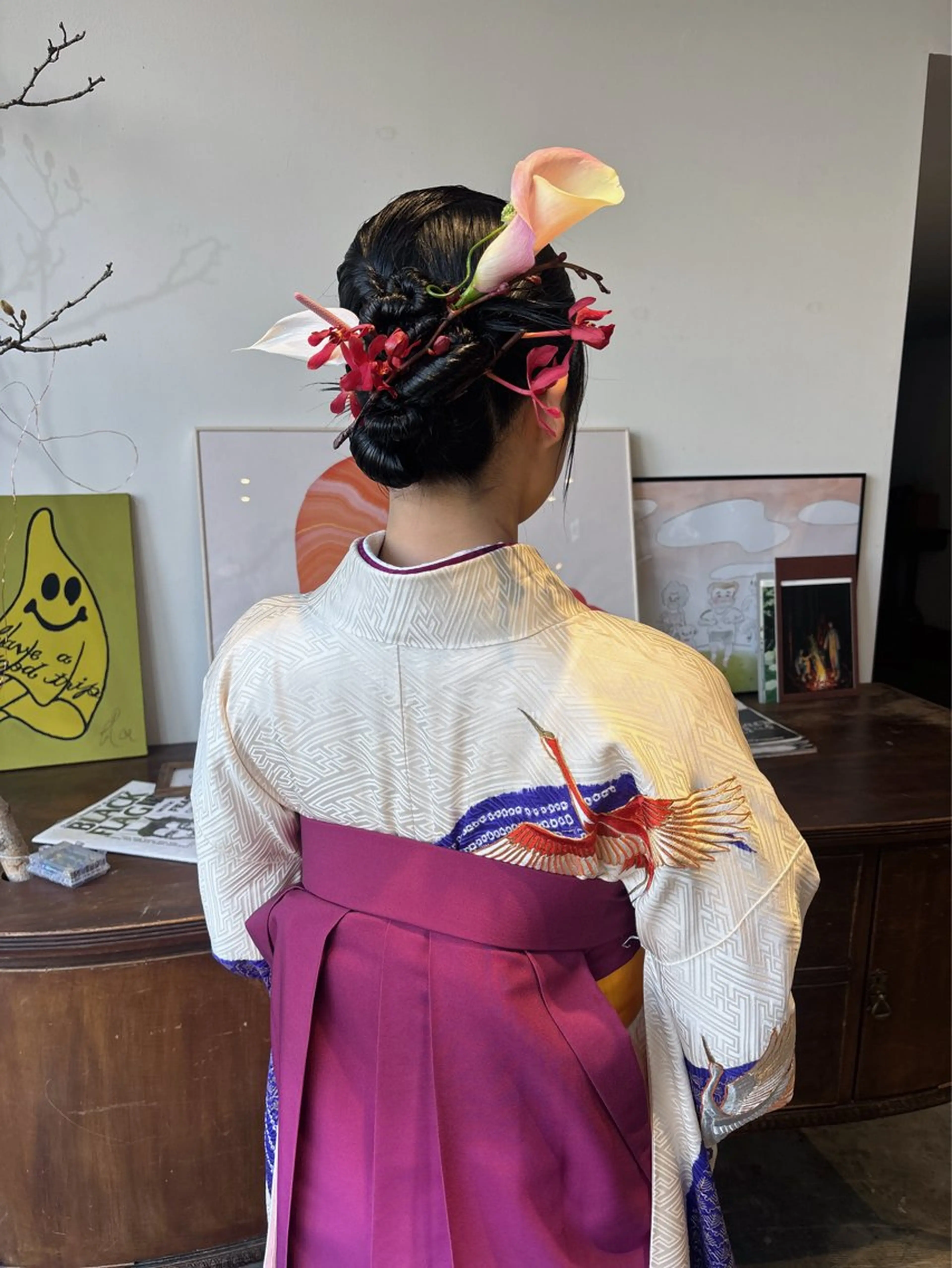 ヘアアレンジ 卒業式のヘアスタイル fuka/ボブ/ ストレート/暖色のヘアスタイル