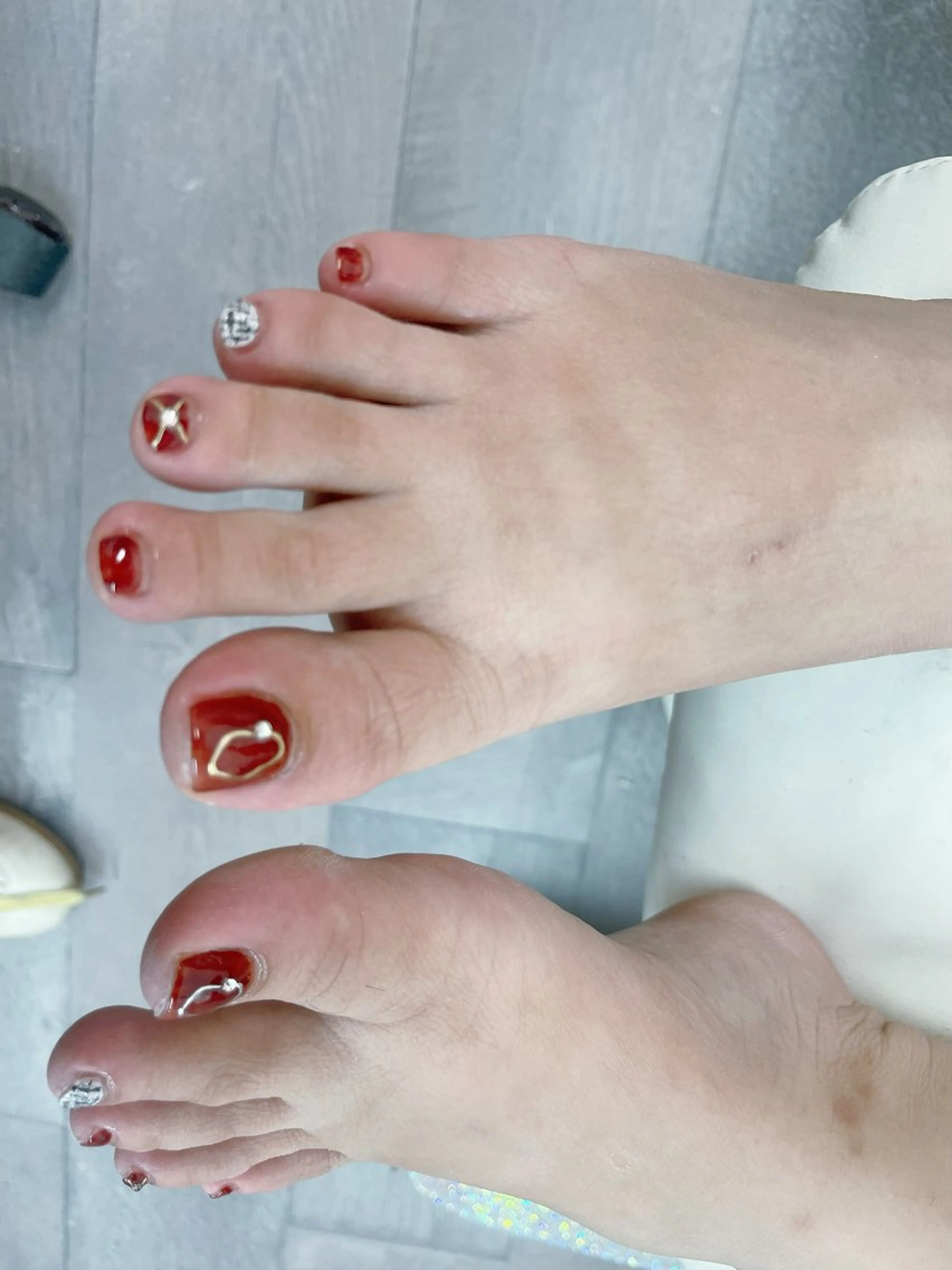 ネイル フットネイル スカルプ長さ出し専門店　MIMI nailsalon 上野店所属・RIN Amiのネイルデザイン