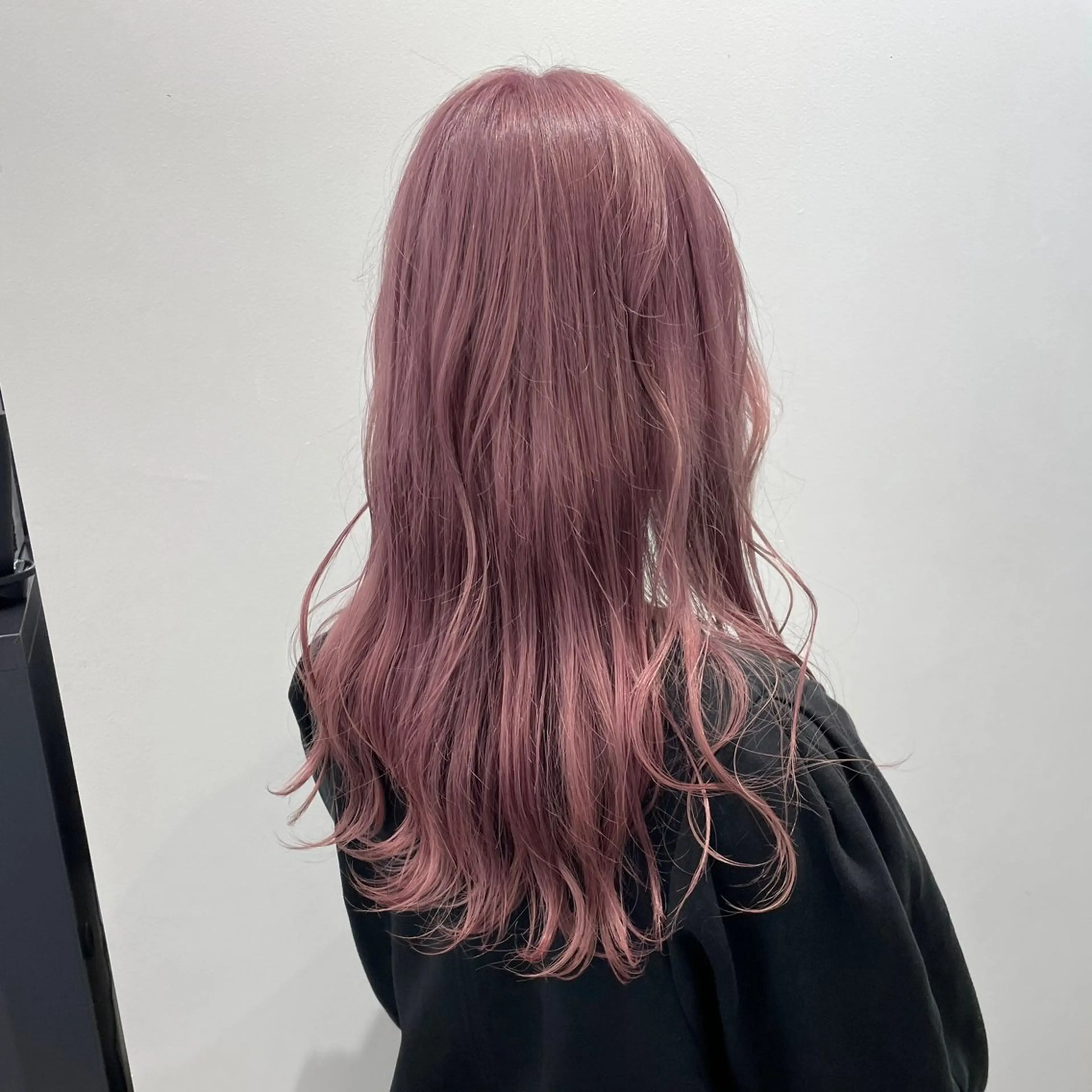 ロング カラー ベージュカラー ピンクカラー ピンクベージュ カット ヘアカラー トリートメント joule 藤原沙綾のヘアスタイル