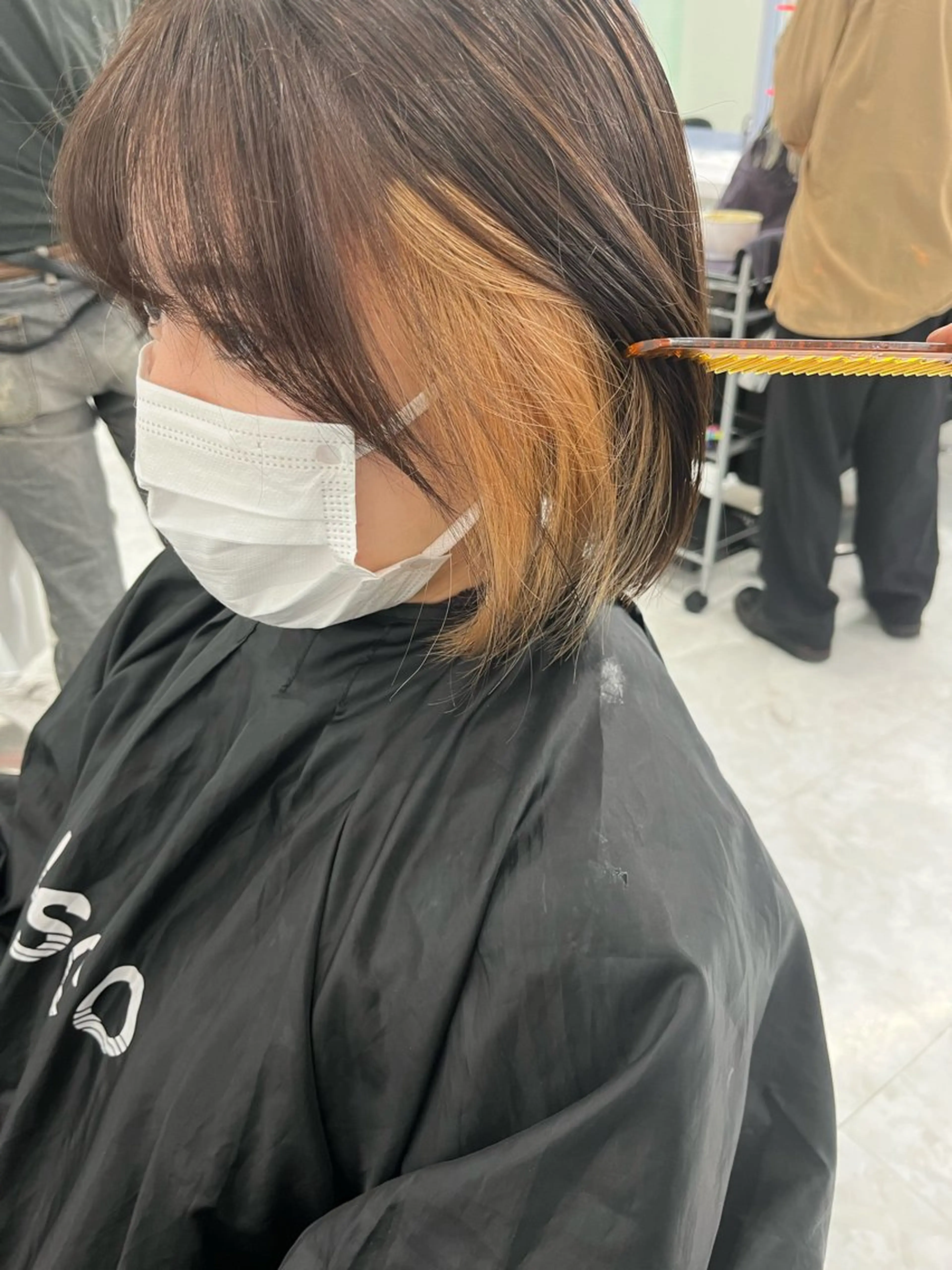 カラー ヘアカラー トリートメント 💗ツヤ髪💗透け感 💗ブリーチなし💗のヘアスタイル