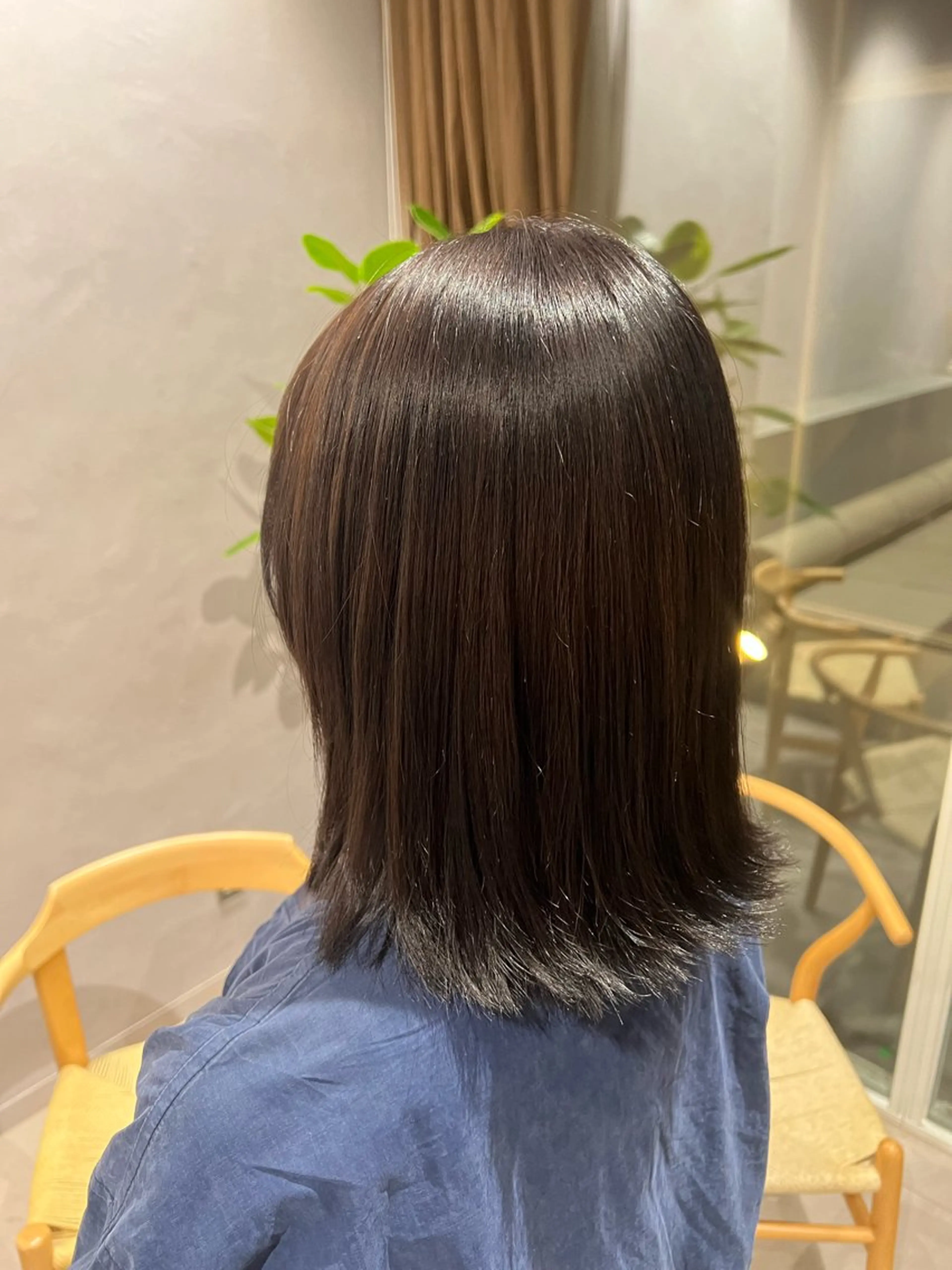 ミディアム カラー ブラウンカラー 透明感カラー ダークブラウン ヘアカラー takuma/ 似合わせカラー⭐️のヘアスタイル