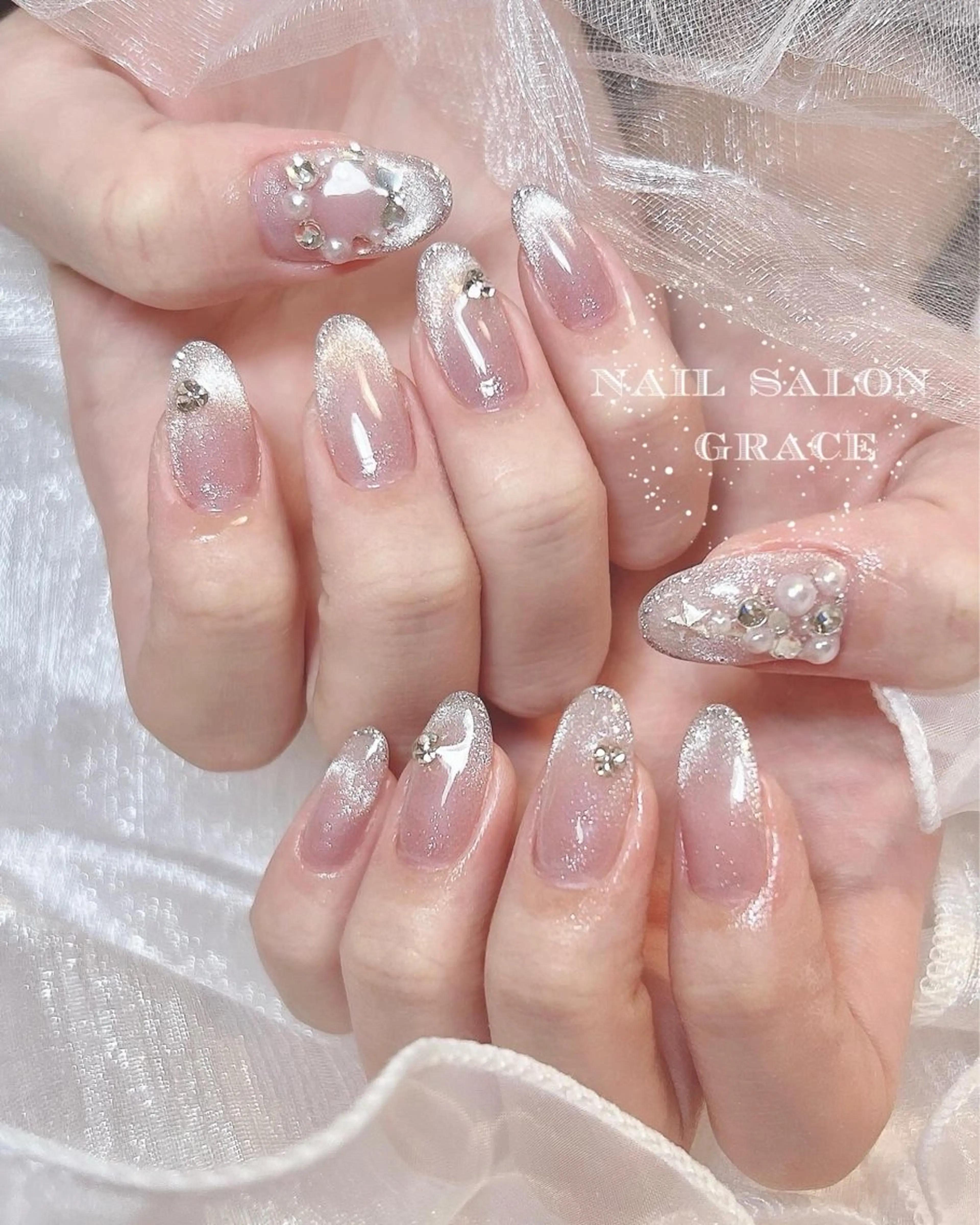 ネイル 冬ネイル クリスマス ハンドネイル nailsalon GRACE所属・GRACE nailのネイルデザイン