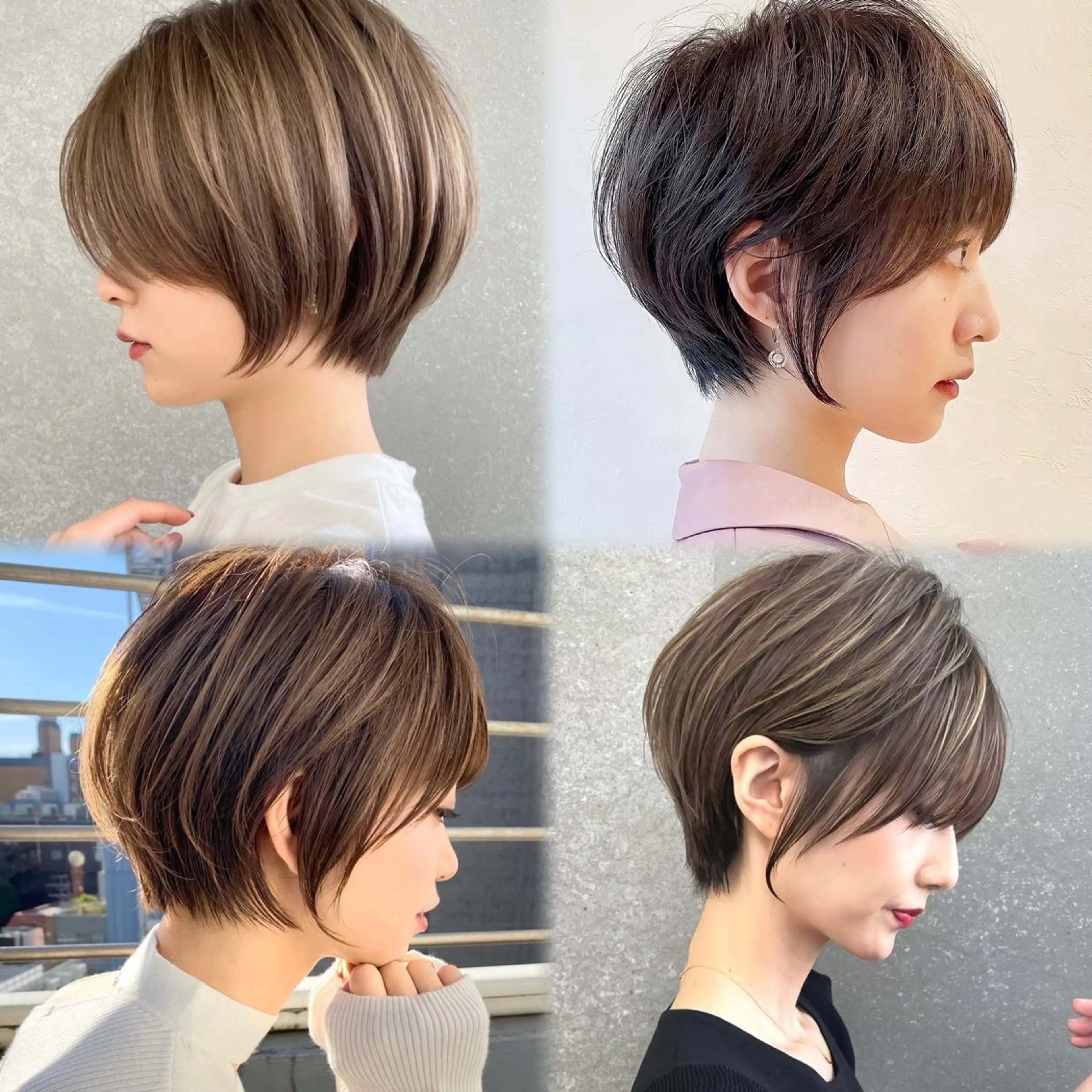 ショート カラー 🎀大川 錬🎀 ブリーチなしWカラーのヘアスタイル
