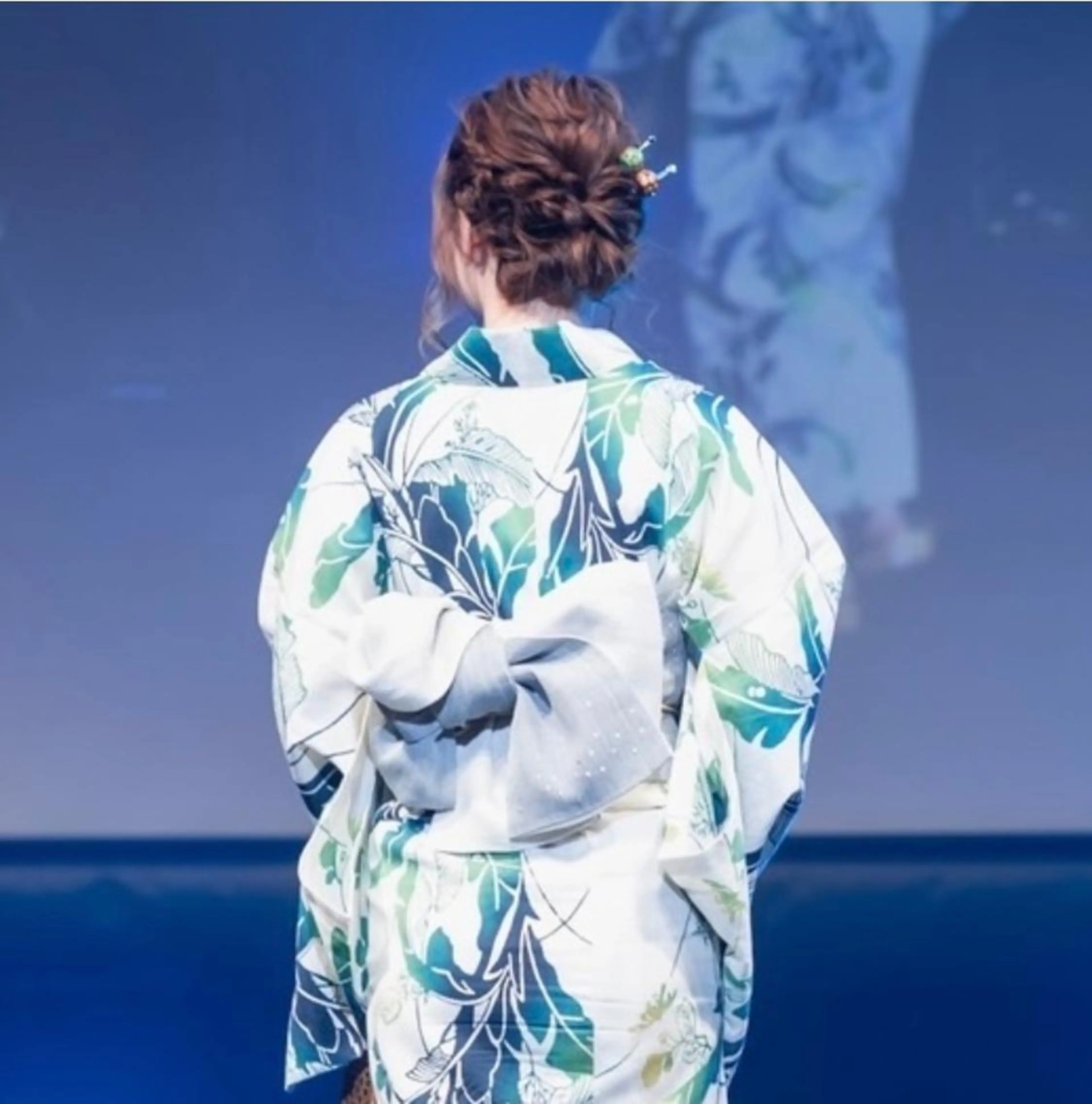 セミロング カラー アディクシーカラー 透明感カラー ヘアセット 博多美容室♡ 髪質改善/艶カラーのヘアスタイル