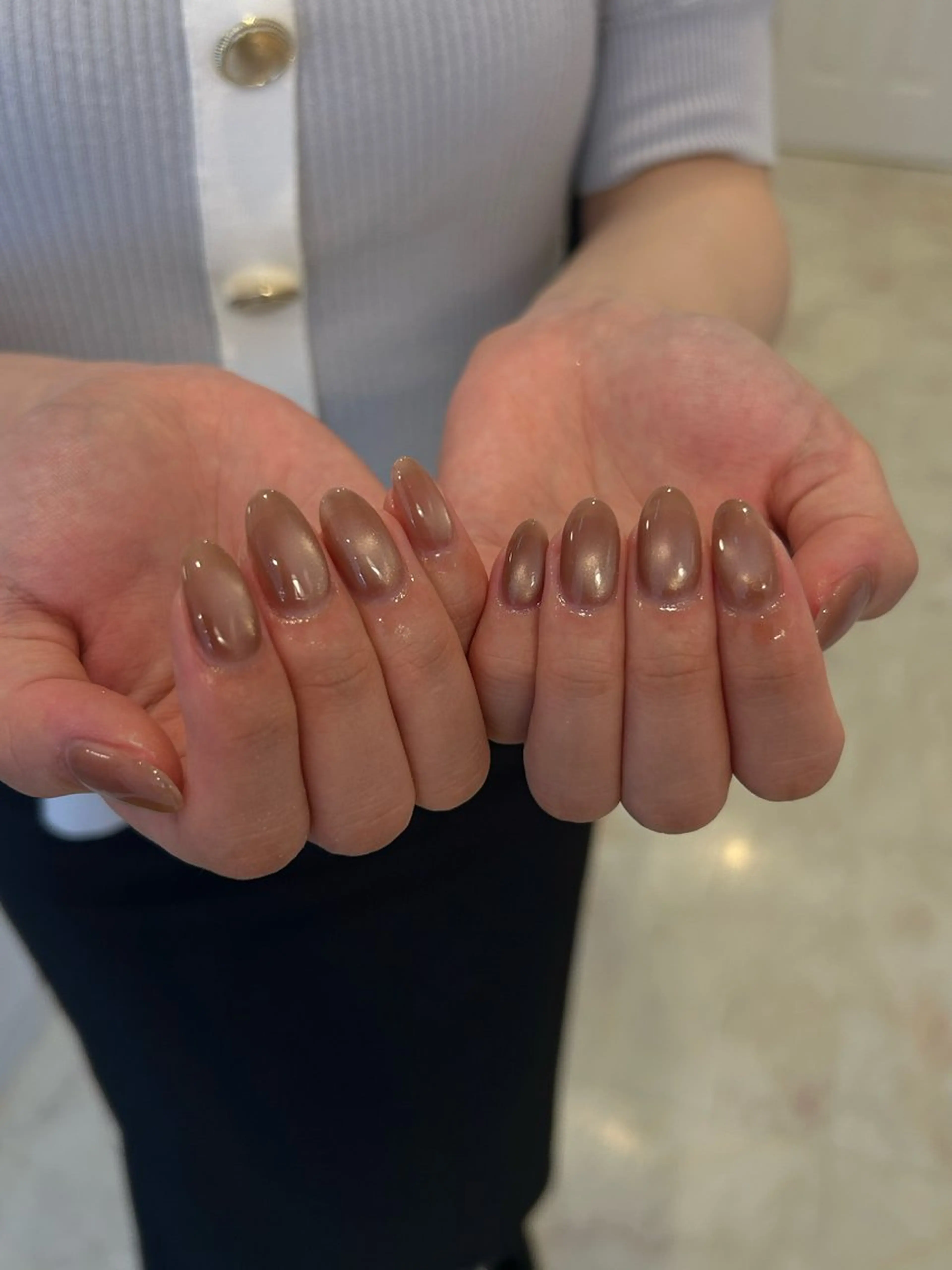 ネイル マグネットネイル マグネットワンカラー ワンカラーネイル sii eyelash  センター北所属・siiセンター北 YURIのネイルデザイン