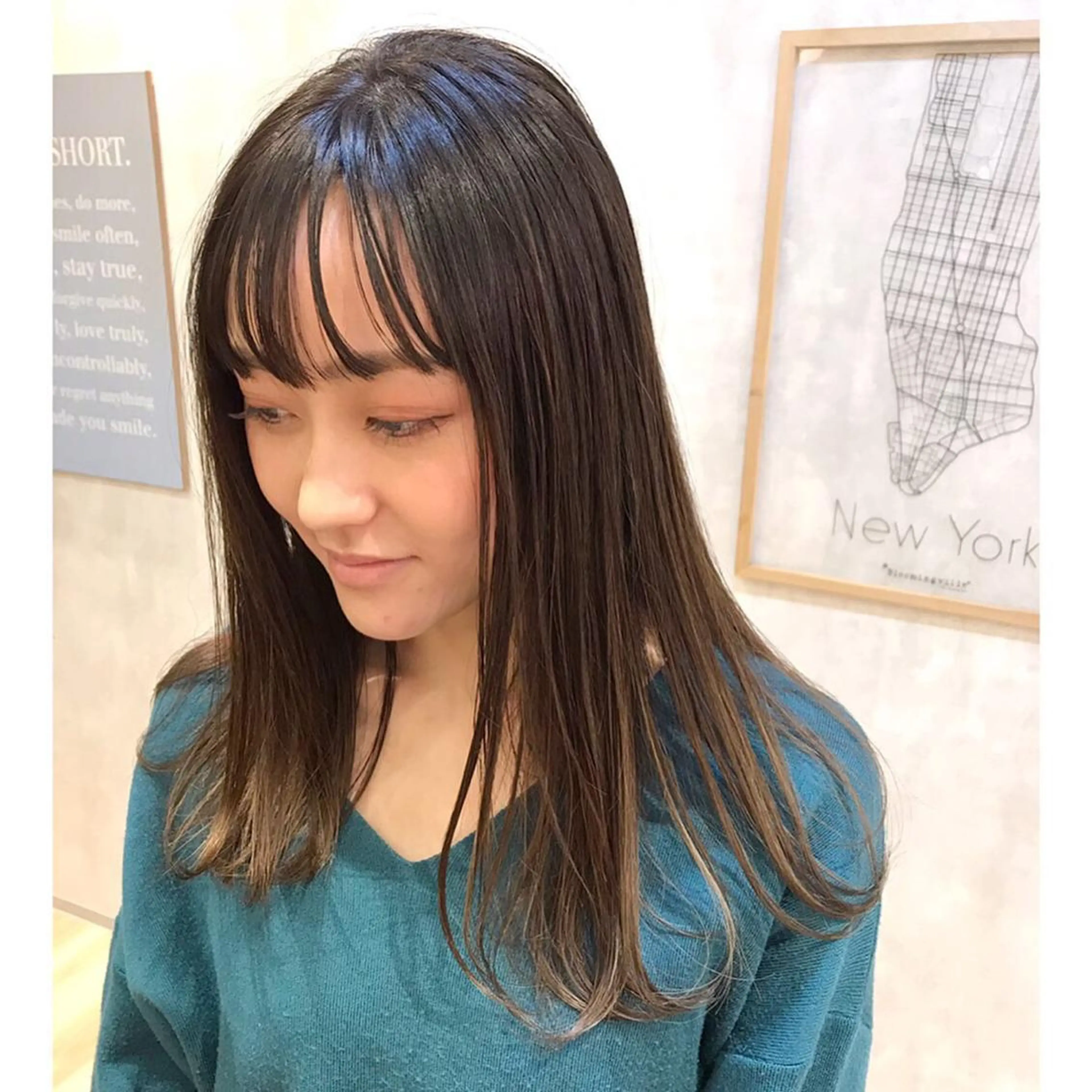 ロング 河田 海陽のヘアスタイル