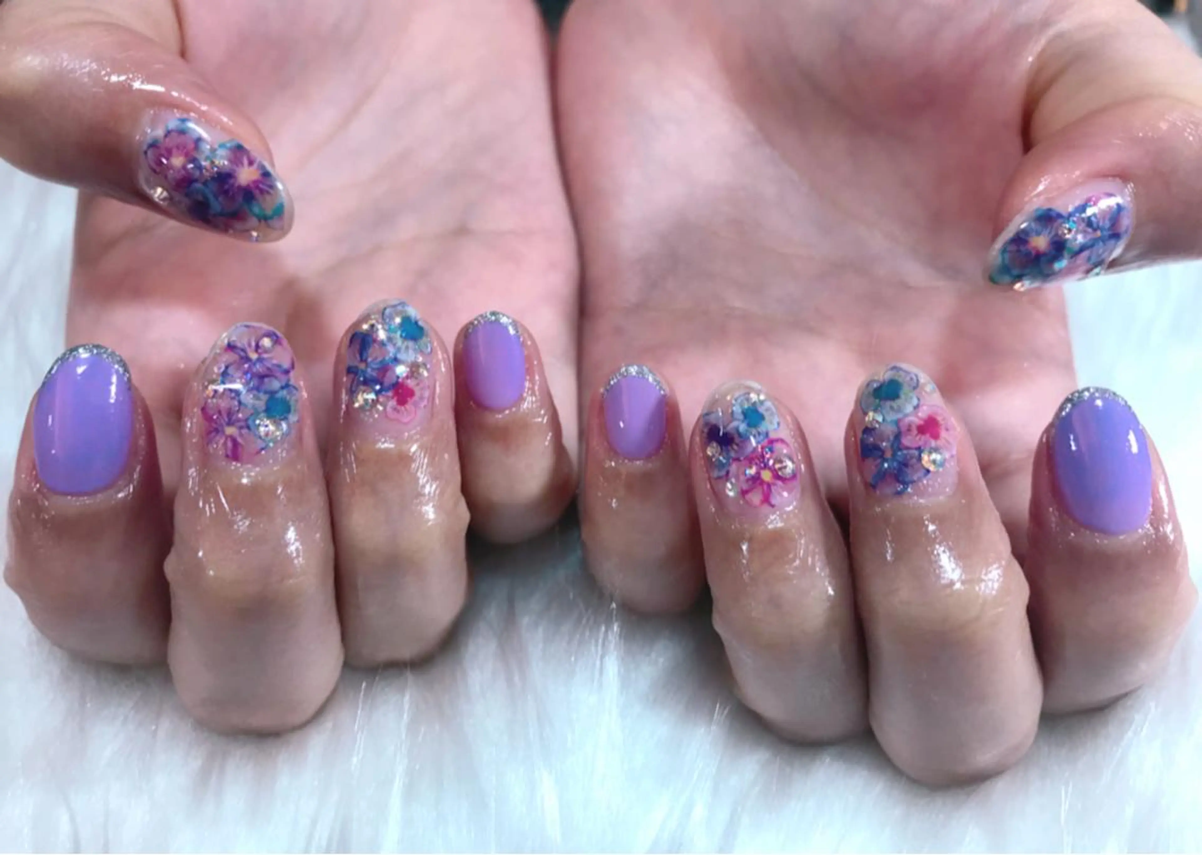 ネイル フラワーネイル nailsalon colon所属・nailartist lisaのネイルデザイン