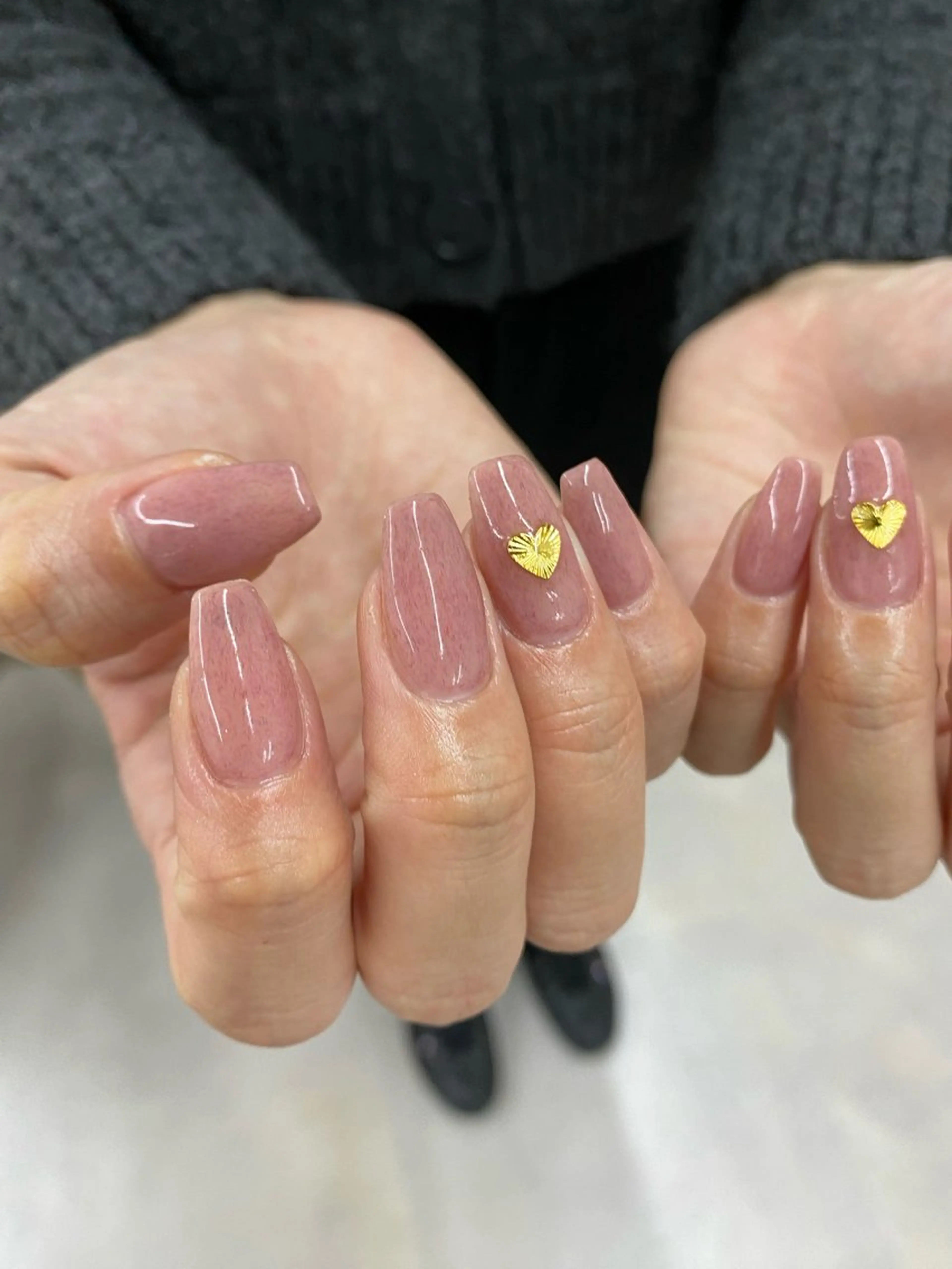 ネイル ハンドネイル ニュアンス / 鉱物 natsukiのネイルデザイン