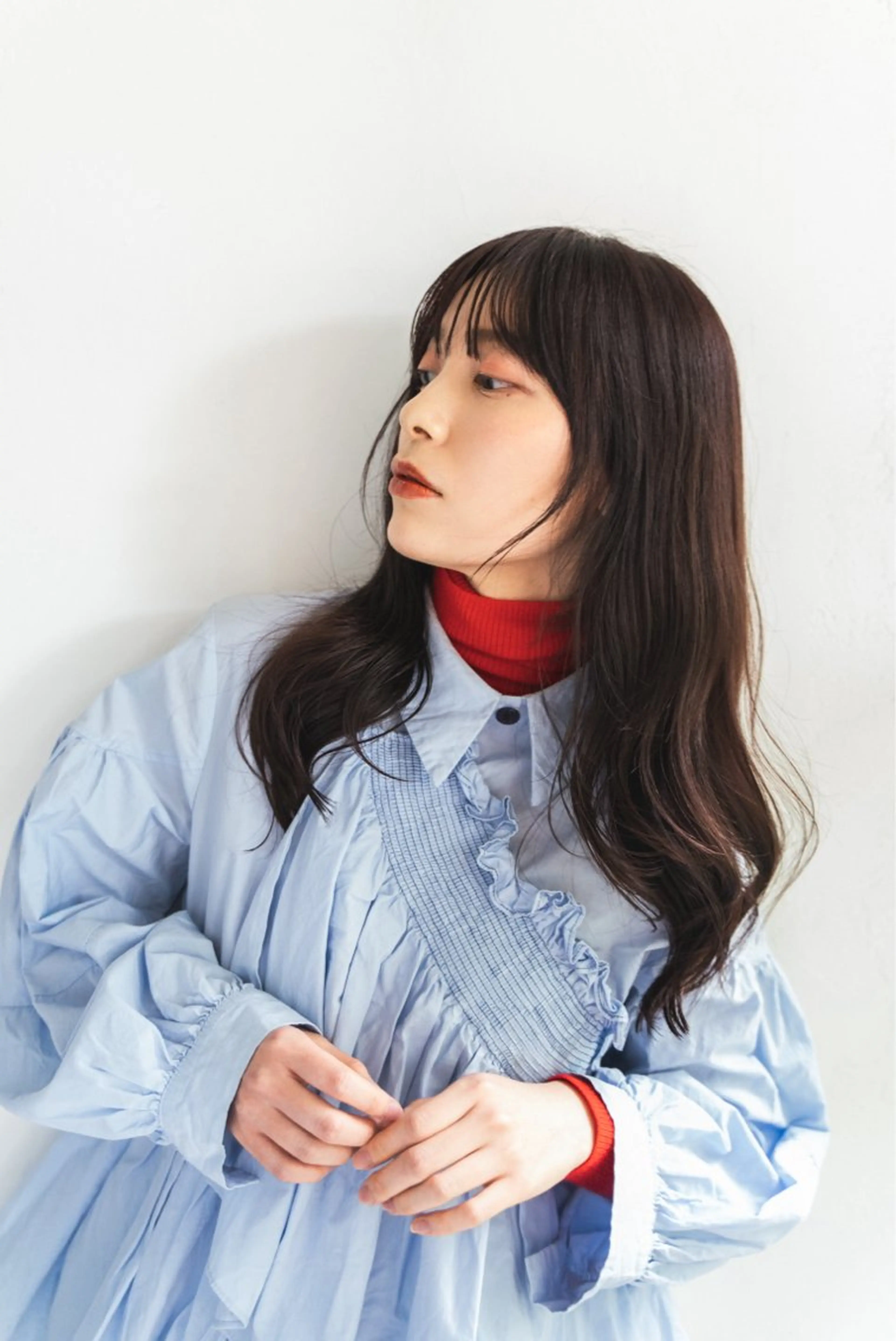 ロング パーマ 髪質改善 韓国風ヘア ロング 韓国風パーマ/耳つぼ ヘアセット/みづきのヘアスタイル
