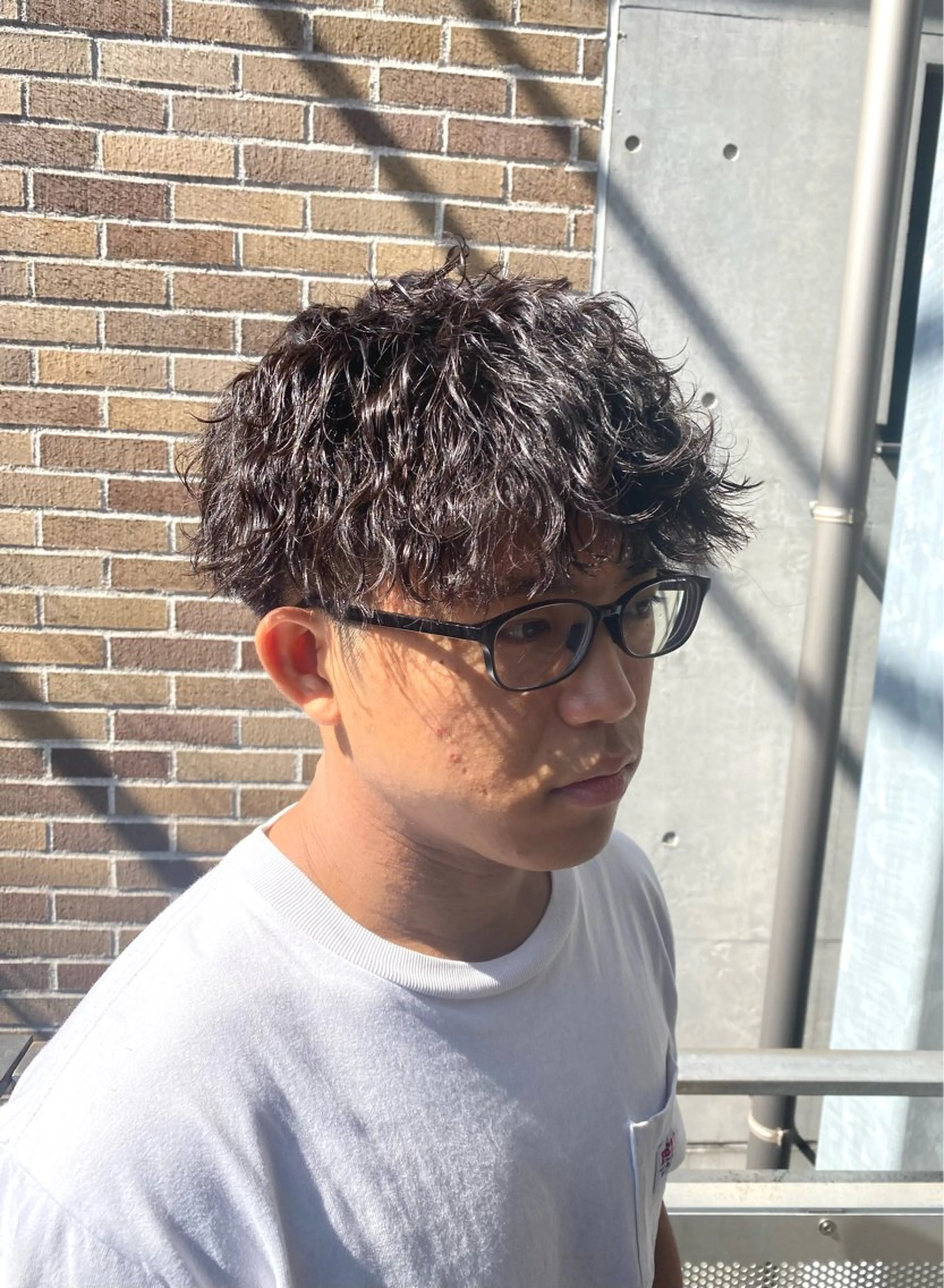 パーマ メンズ メンズパーマ 波巻きパーマ スパイラルパーマ カット パーマ シャドウパーマ/ 波巻パーマYu-Kiのヘアスタイル