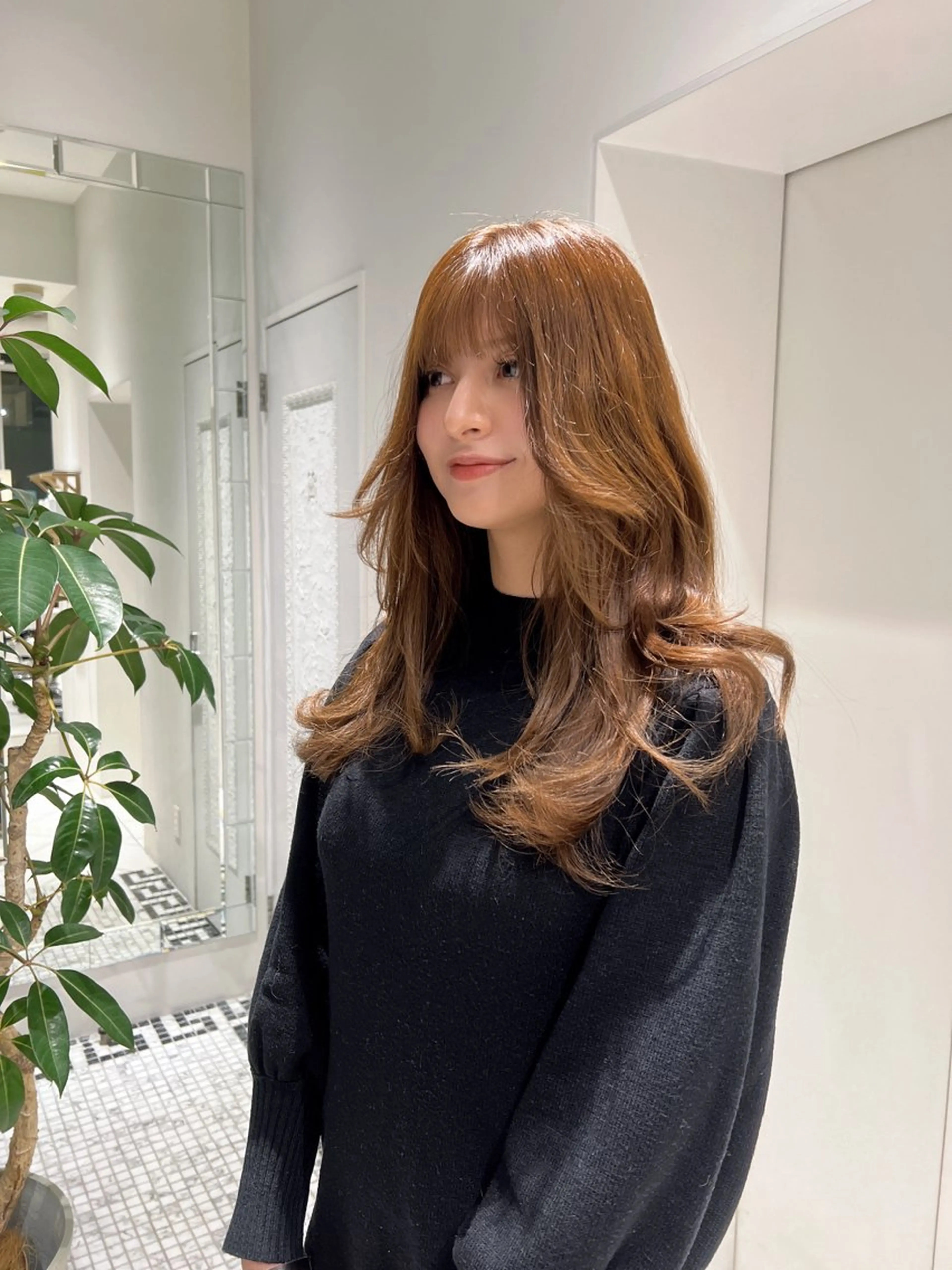 ロング ヘアカラー トリートメント 森川 翔太のヘアスタイル