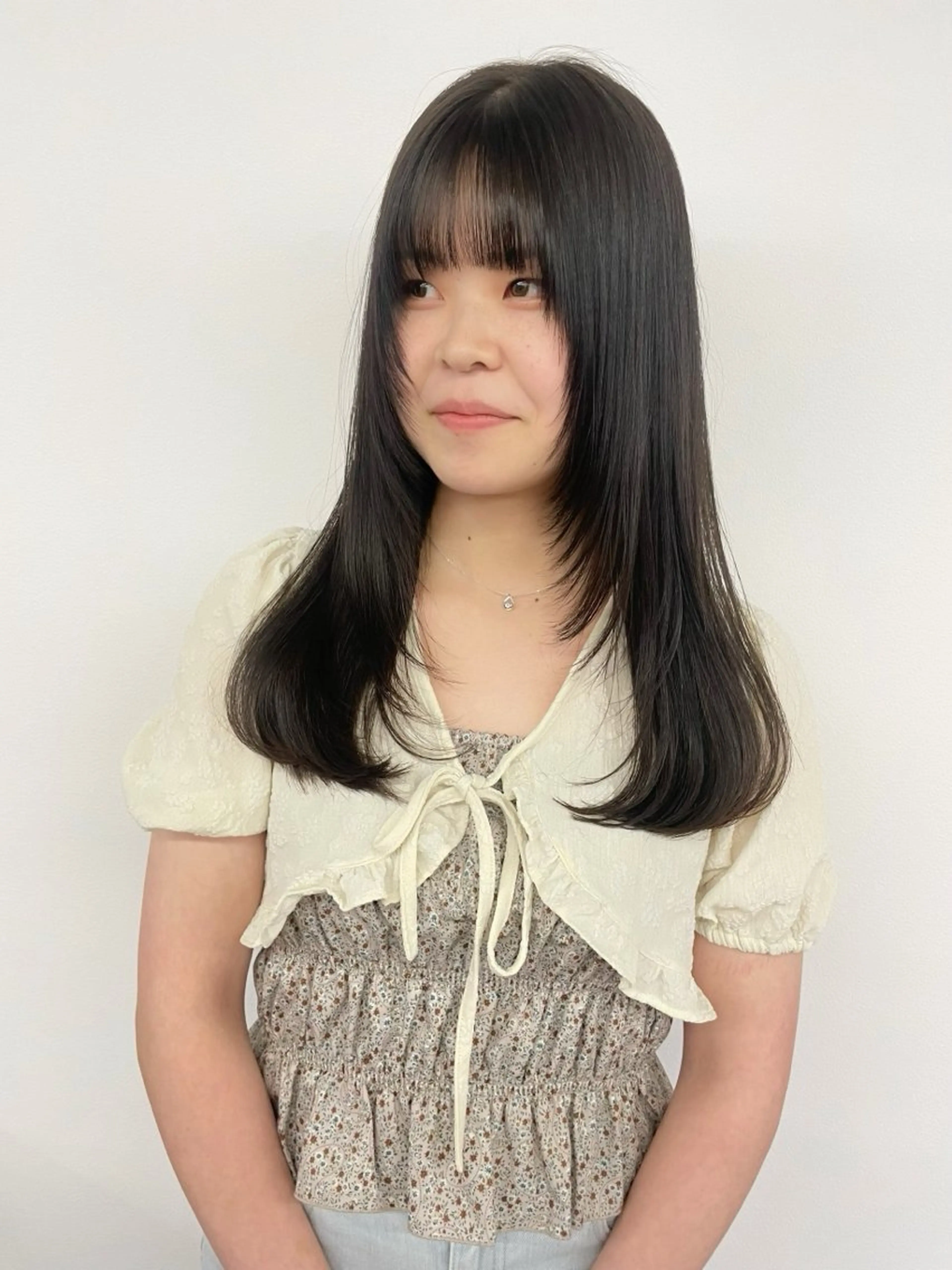 ロング カラー 縮毛矯正 トリートメント ETRE所属・🫧透明感カラー🫧 古川穂果のヘアスタイル