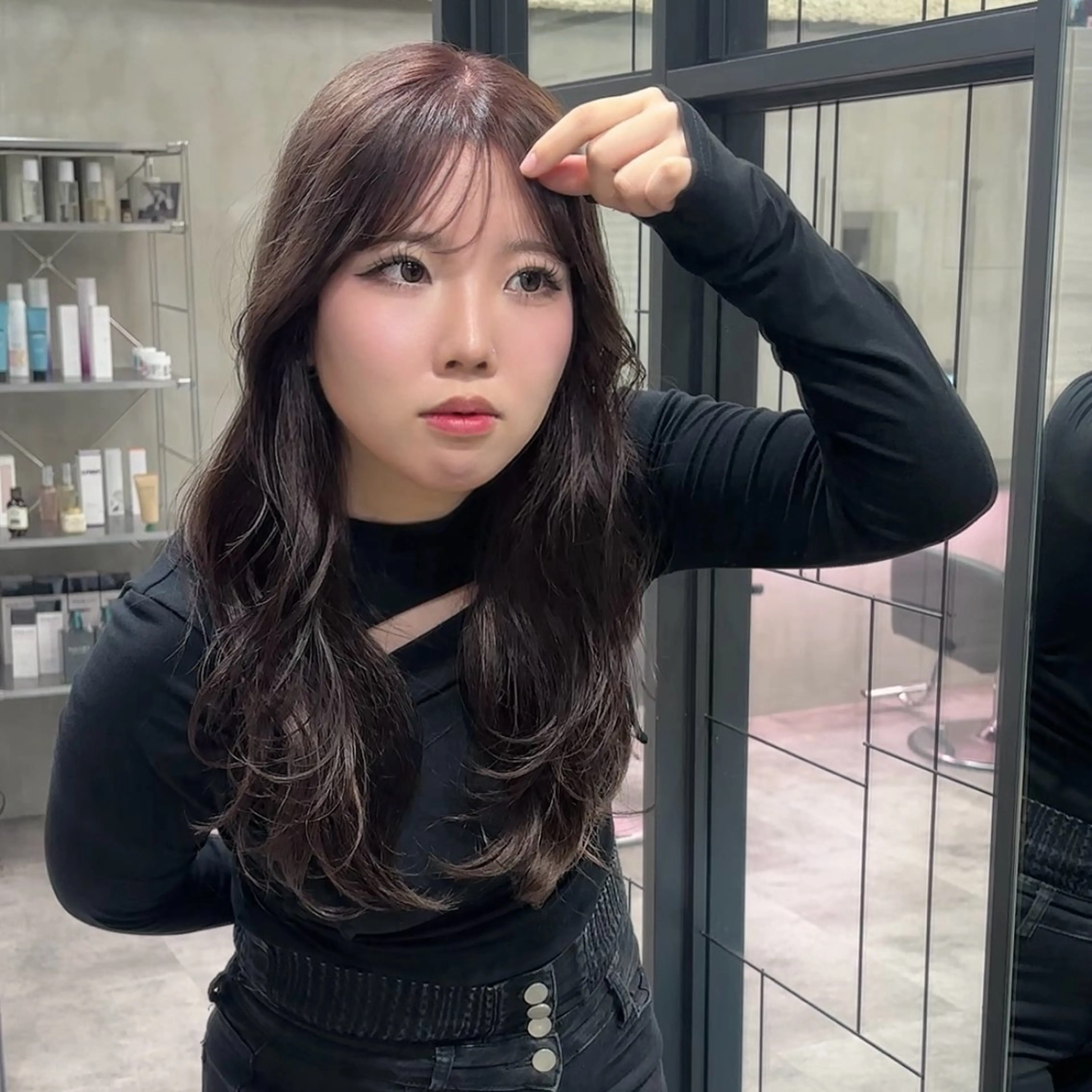 ロング カラー ブリーチ 透明感カラー ヘアカラー The Path ARENのヘアスタイル