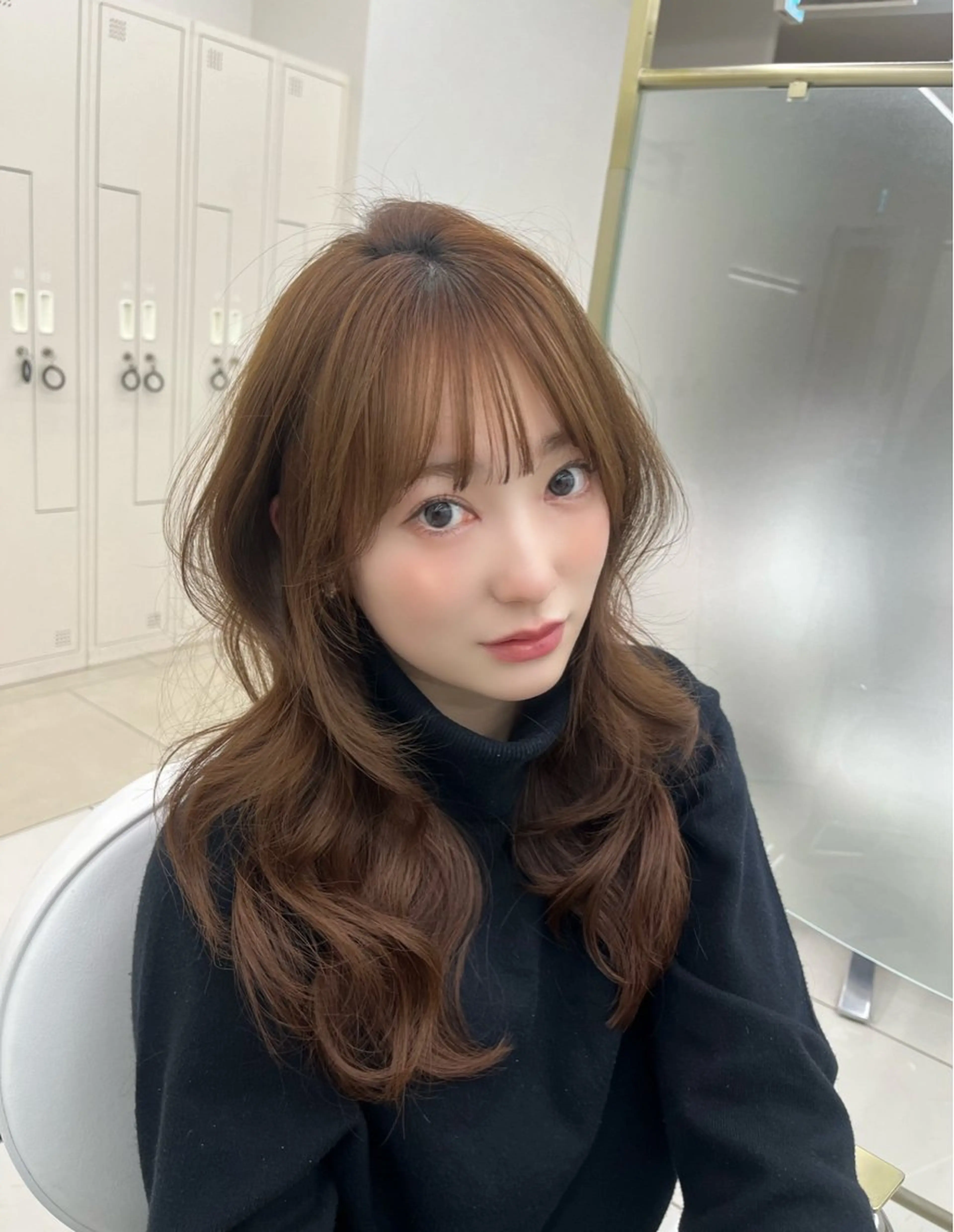 ロング 𝑺𝑨𝑾𝑨🤍 艶モテ透明感カラーのヘアスタイル