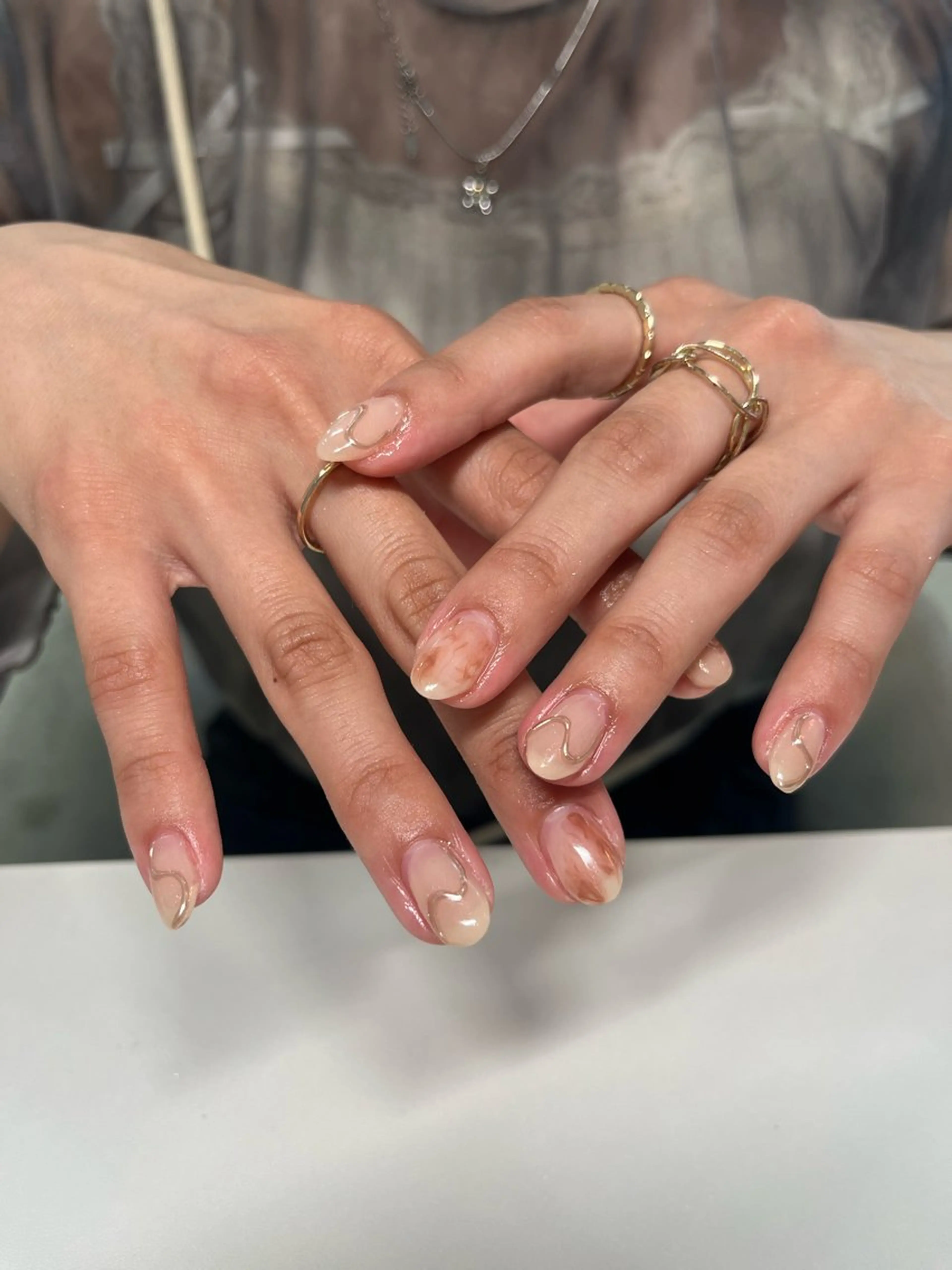 【平日限定💅種類豊富💎】定額デザインM 90分 6500 → 5480円(オフ込)長さだし・亀裂補強＋料金で可能🌈の写真