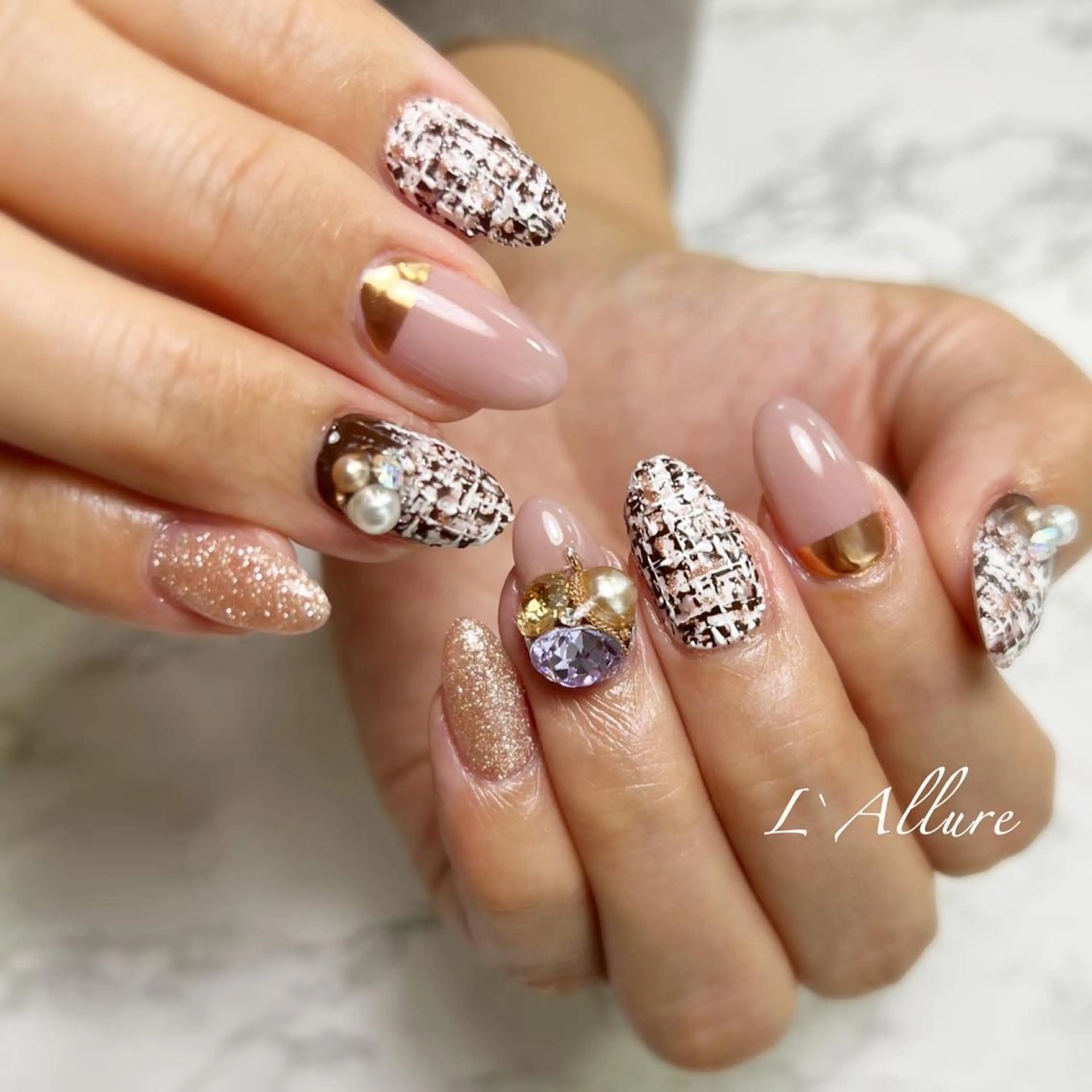 ネイル ハンドネイル Nail Salon L’Allureのネイルデザイン