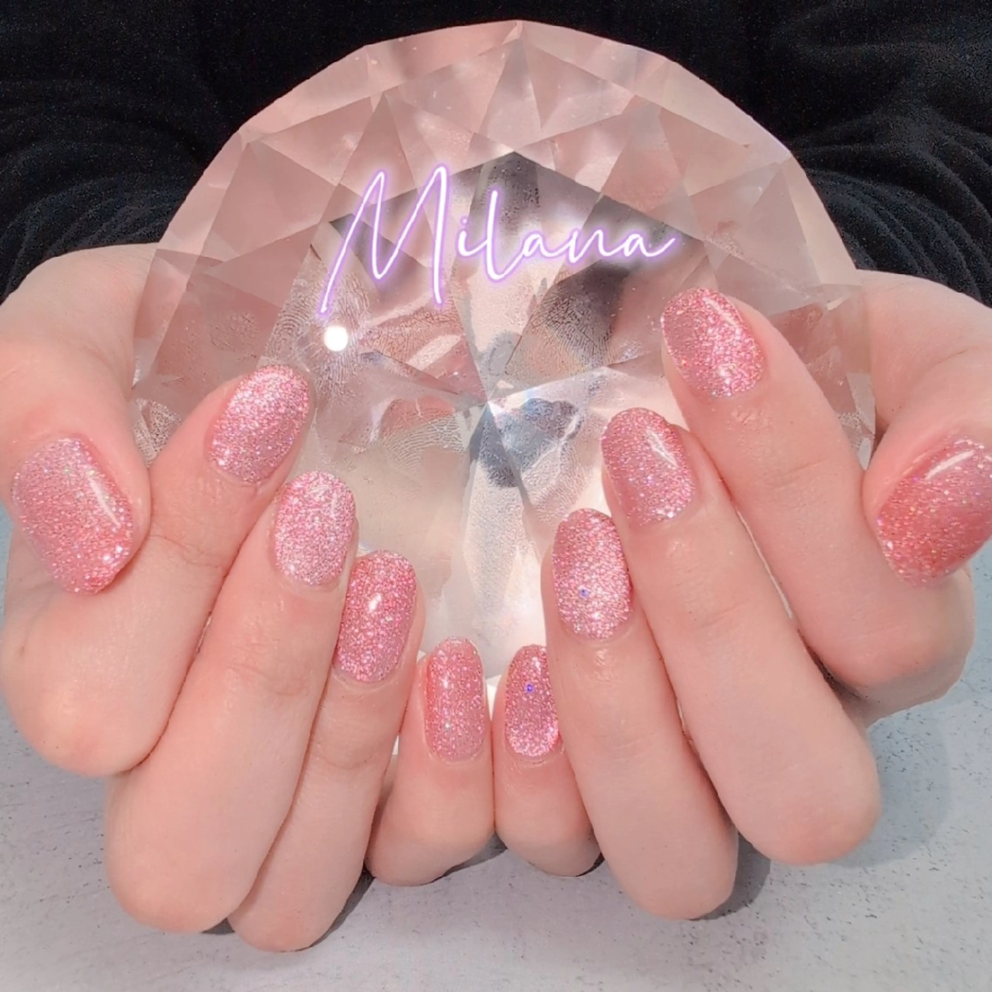 ネイル マグネットネイル ワンカラーネイル ハンドネイル Milana 川瀬のネイルデザイン