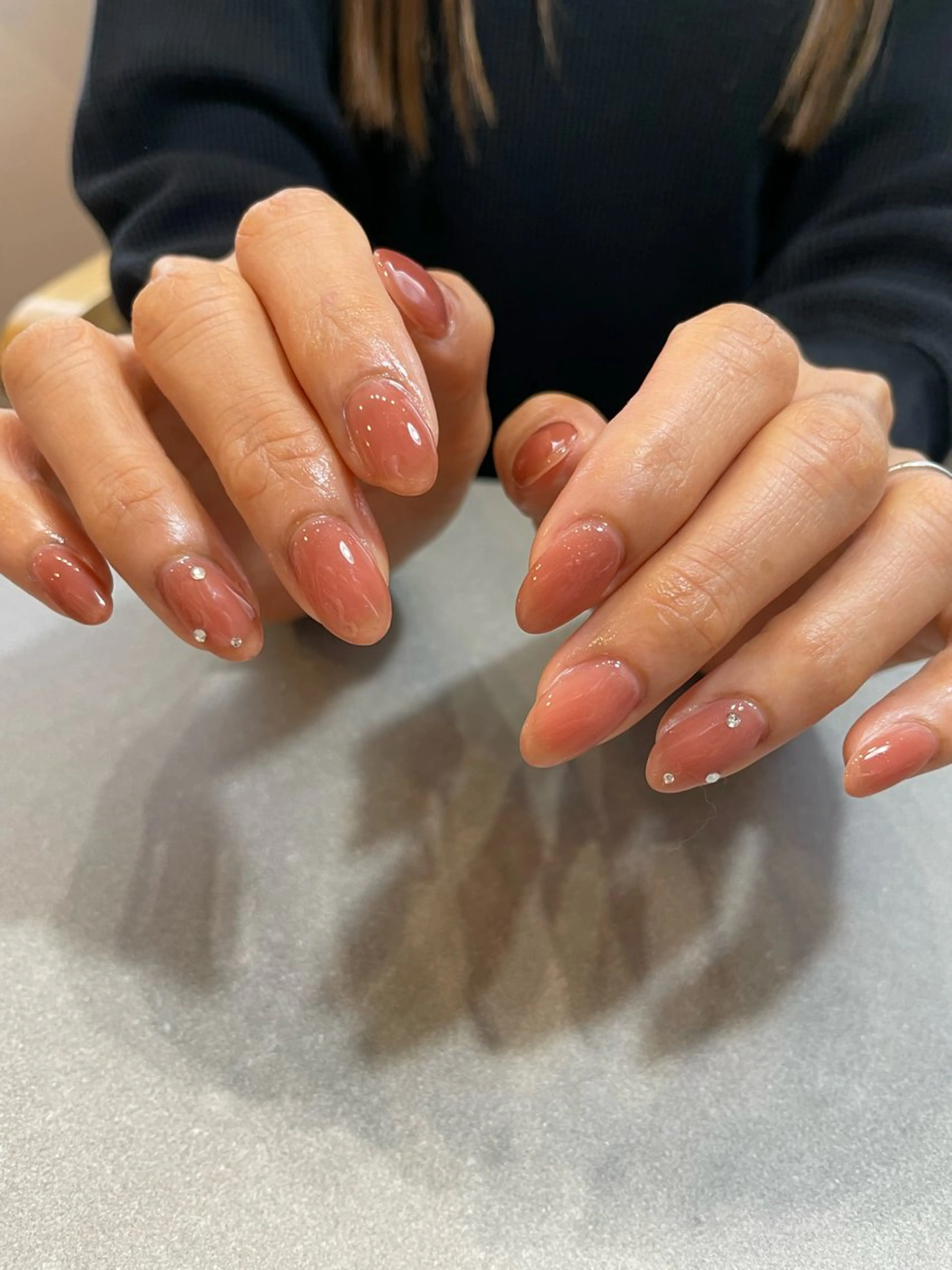 ミディアム colorer suuuのネイルデザイン