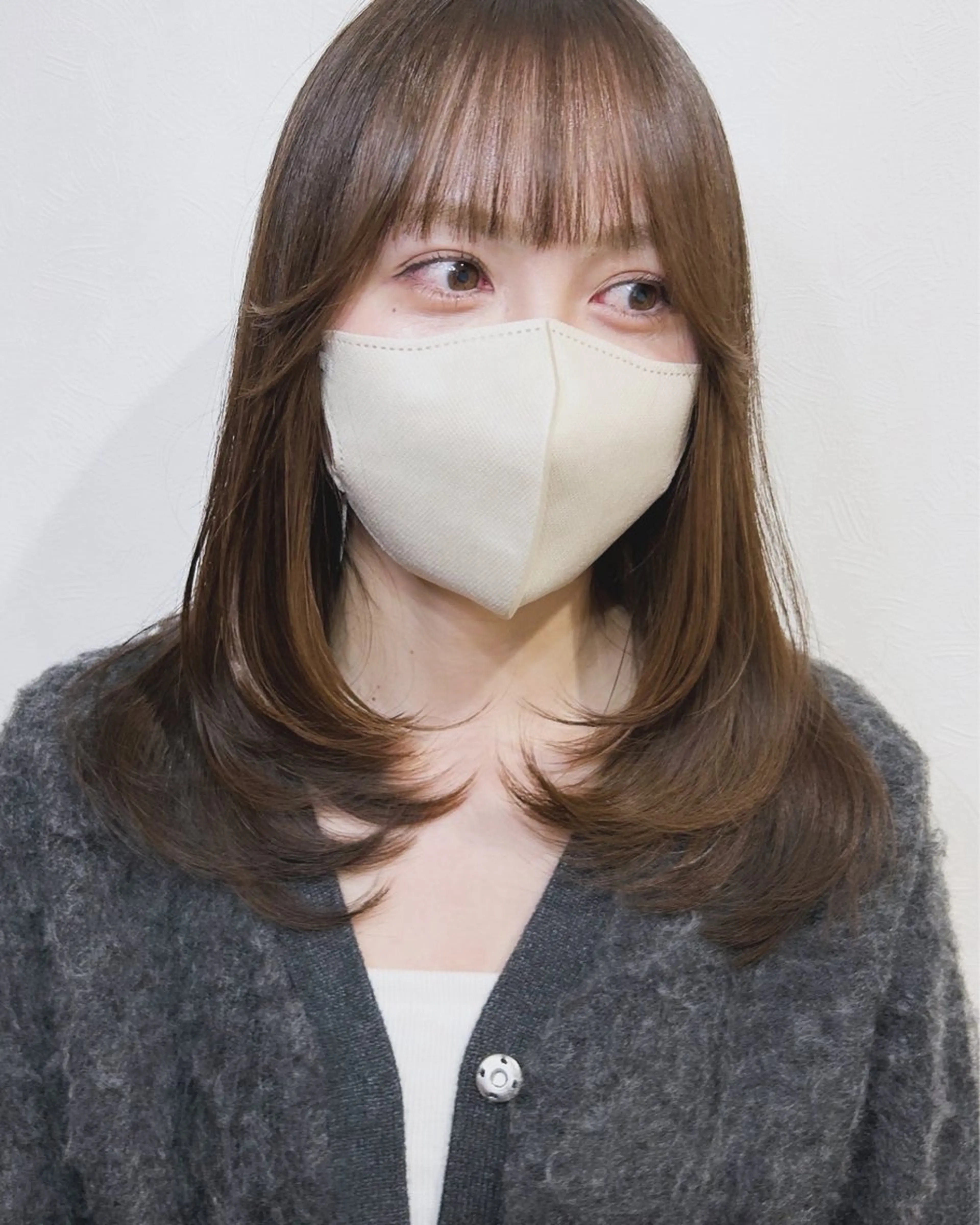 ロング カット ヘアカラー トリートメント 剣持友希/ifh iizuka/高崎のヘアスタイル