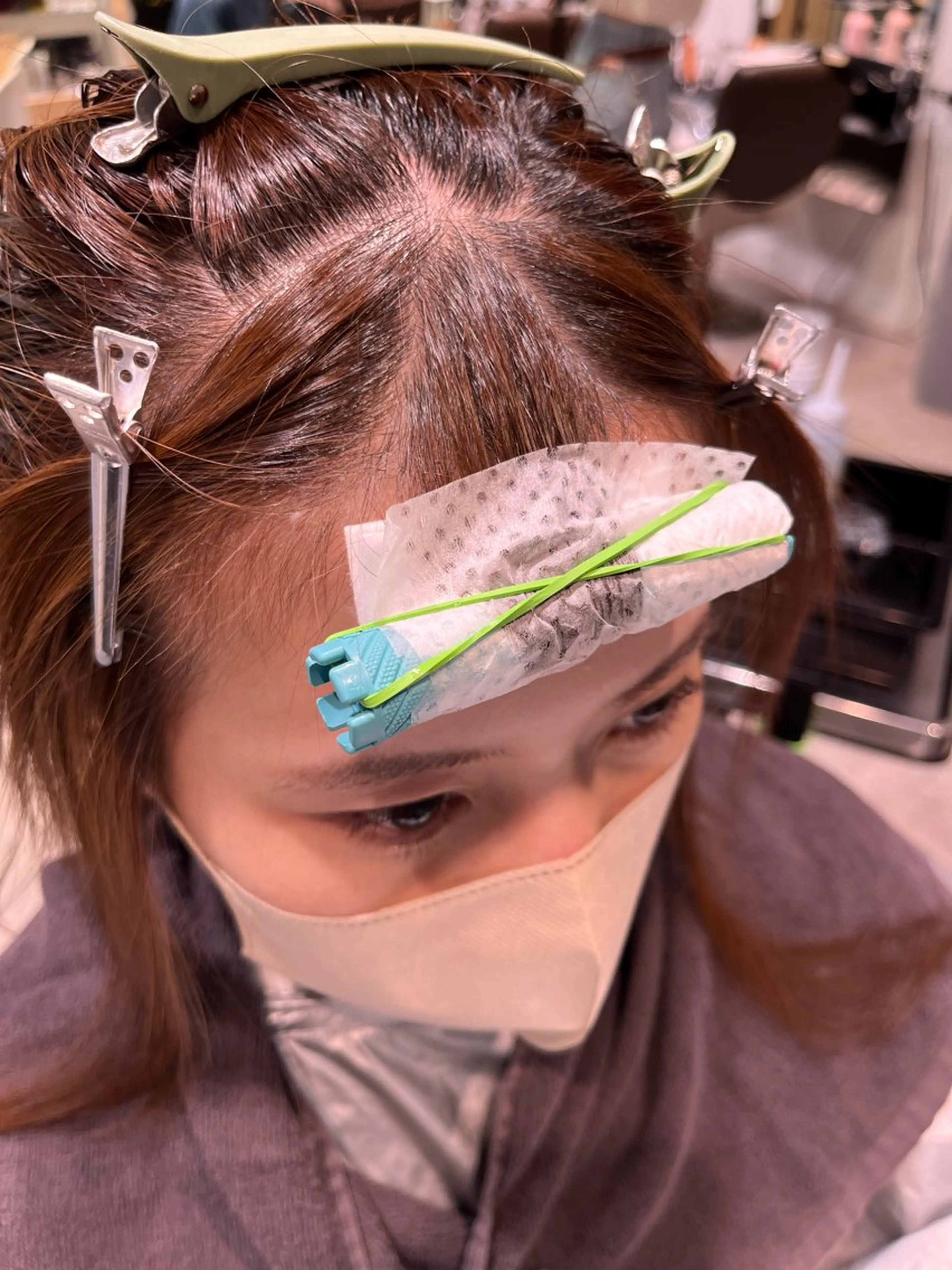 パーマ ✨️大手町東京駅💎 縮毛矯正💎小穴侑哉のヘアスタイル